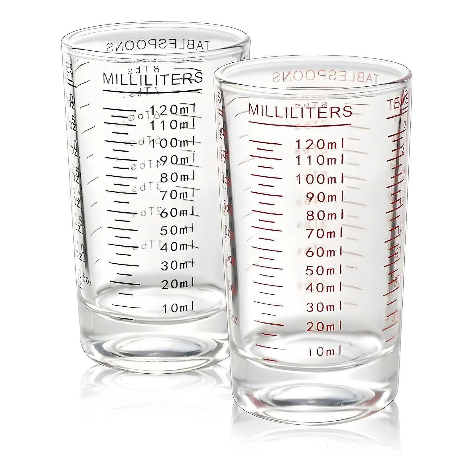 Espresso Shot Glasses, Heat Resistant Borosilicate Glass, 120ML