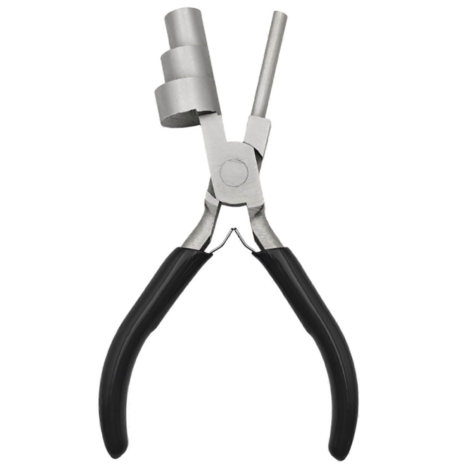 pliers with flat nose, round opening, easy to use, for necklaces, bracelets and earrings, 15.2 cm