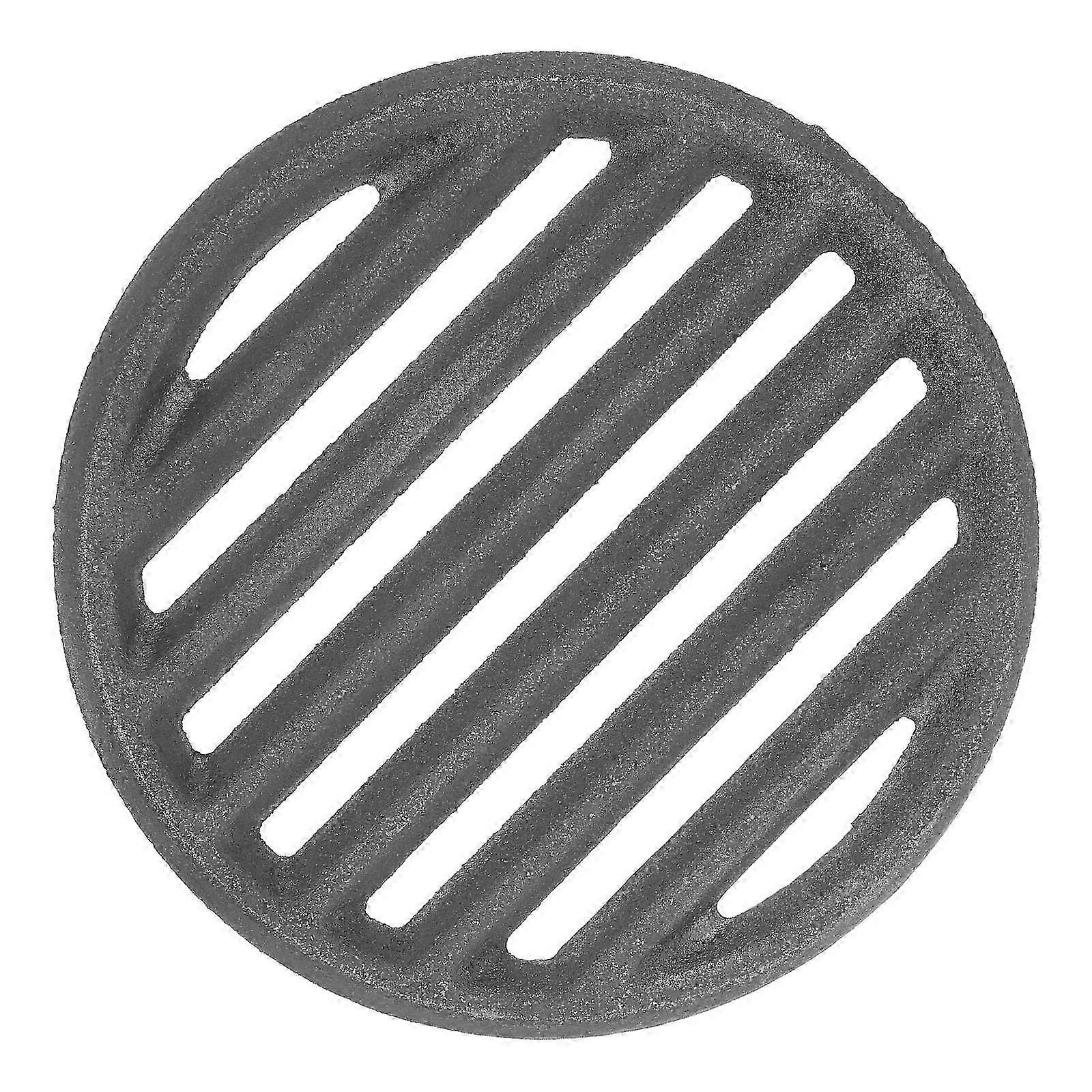 Στρογγυλή σχάρα πυρκαγιάς από χυτοσίδηρο για σχάρα τζακιού μπάρμπεκιου Υψηλή θερμότητα πλακών κάρβουνου Ανταλλακτικά μερών υπαίθριας σχάρας.