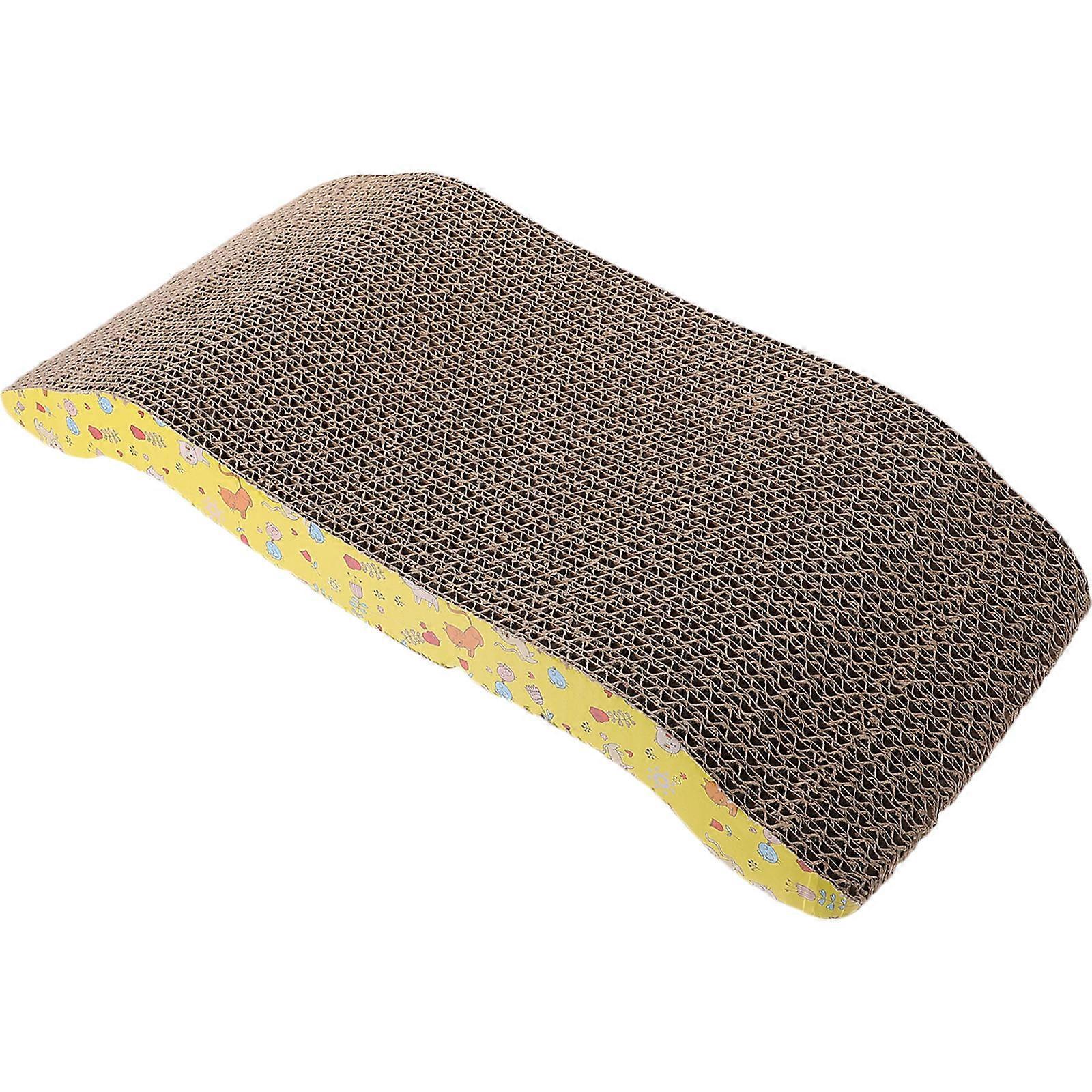 Arch Bridge Cat Scratcher Pad with Catnip Bed Mat, Lightweight Corrugated Board for Natural Scratching and Furniture Protection, Suitable for Cats