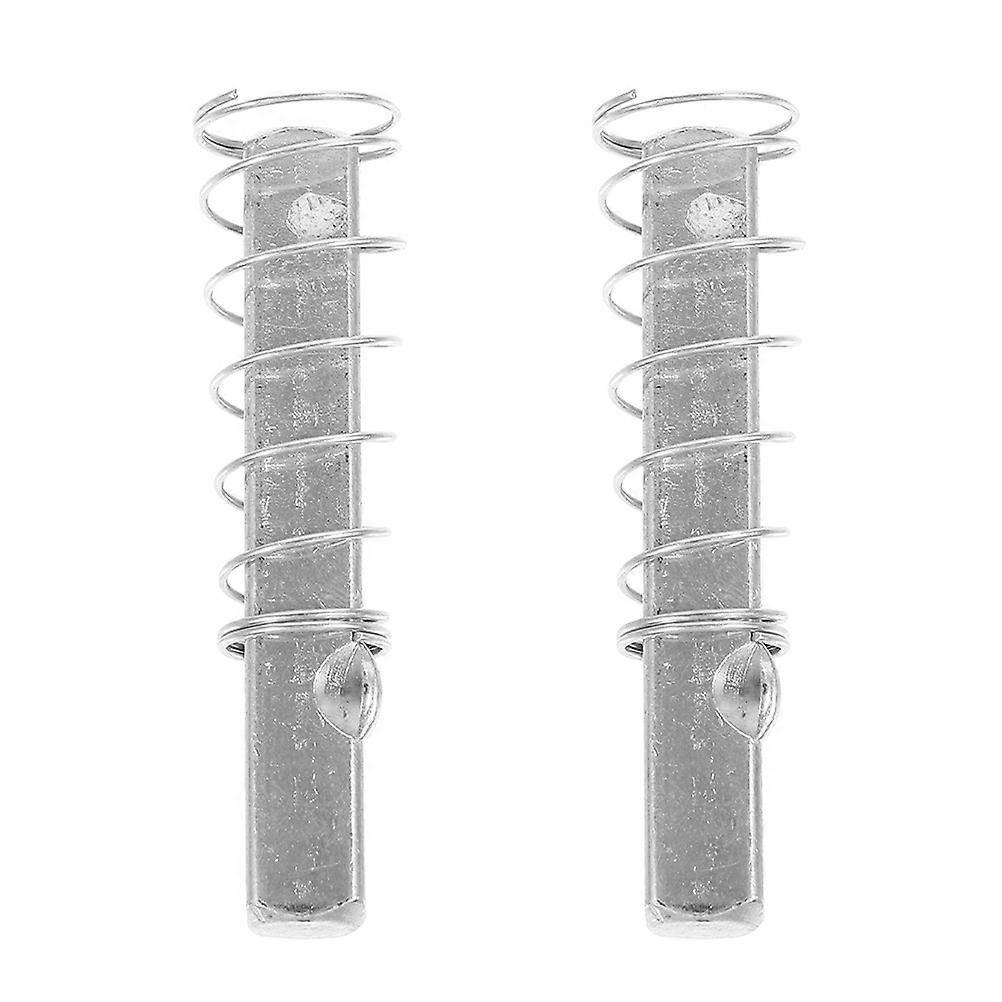 Spindle For Door Knob Spring Spindle Door Handle Spindle Bars Silver 8.00X0.70X0.70cm Security Replacement Parts 2Pcs