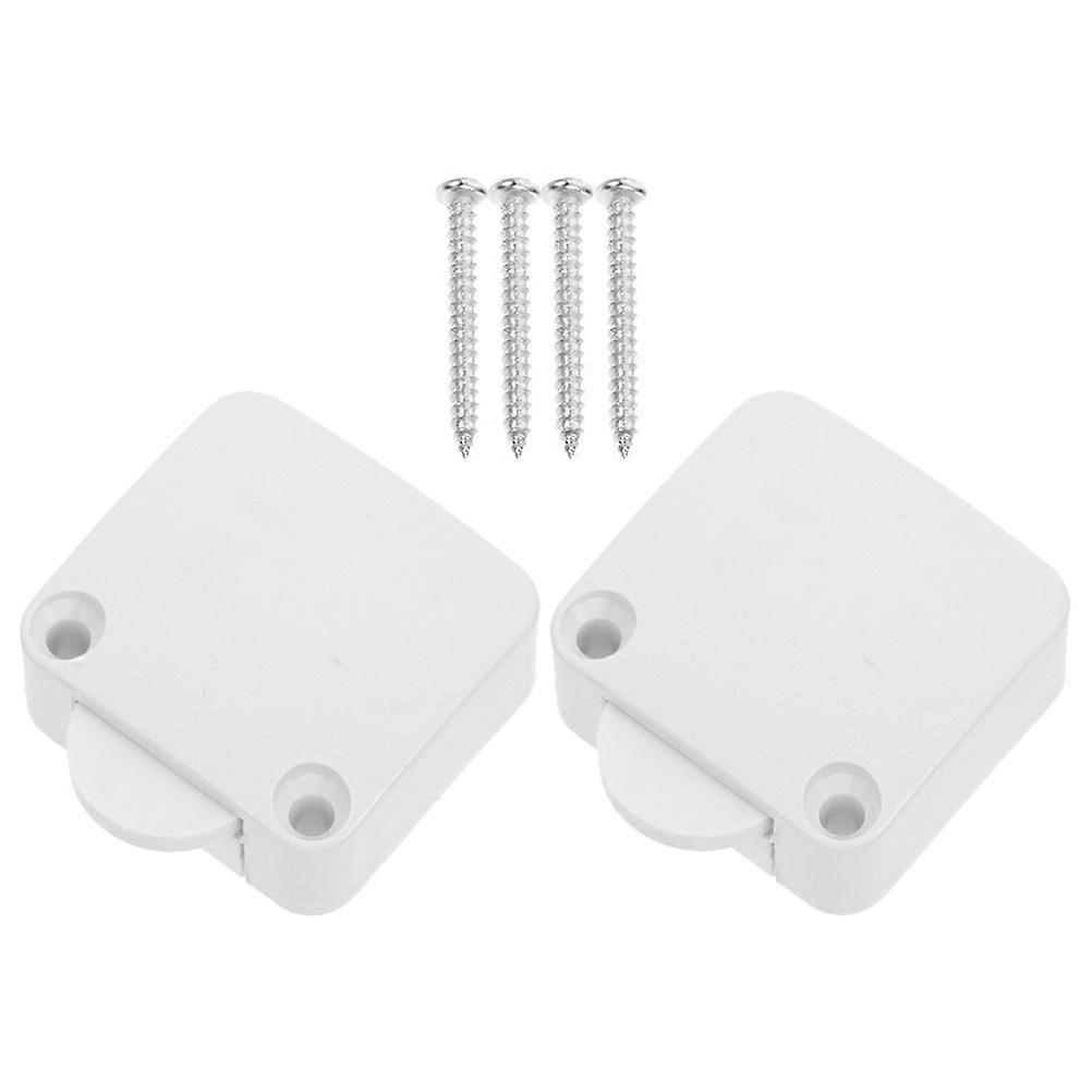 2pcs Wardrobe Door Light Switch, Touch Control for Closet Lights, Cabinet Doors, Copper ABS Material with Screws