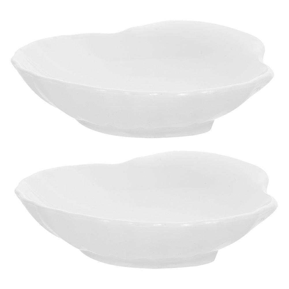 Shell Shape Soap Dish 2PCS Decorative Plastic Soap Tray for Bathroom with Non Slip Base, Easy to Clean, Minimalist Design, Sturdy