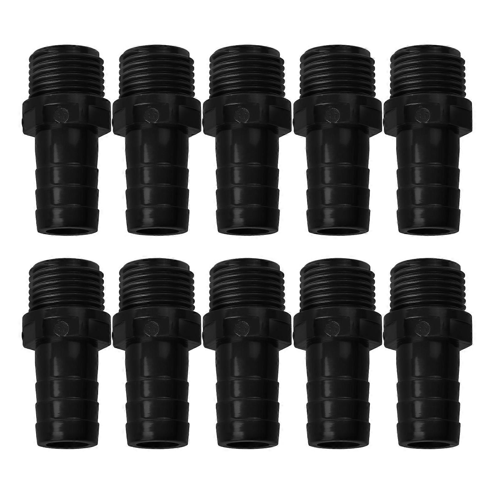Durable 10pcs Hose Connector Set for Quick, Leak Proof Garden Irrigation and Home Use with Easy Installation Fittings