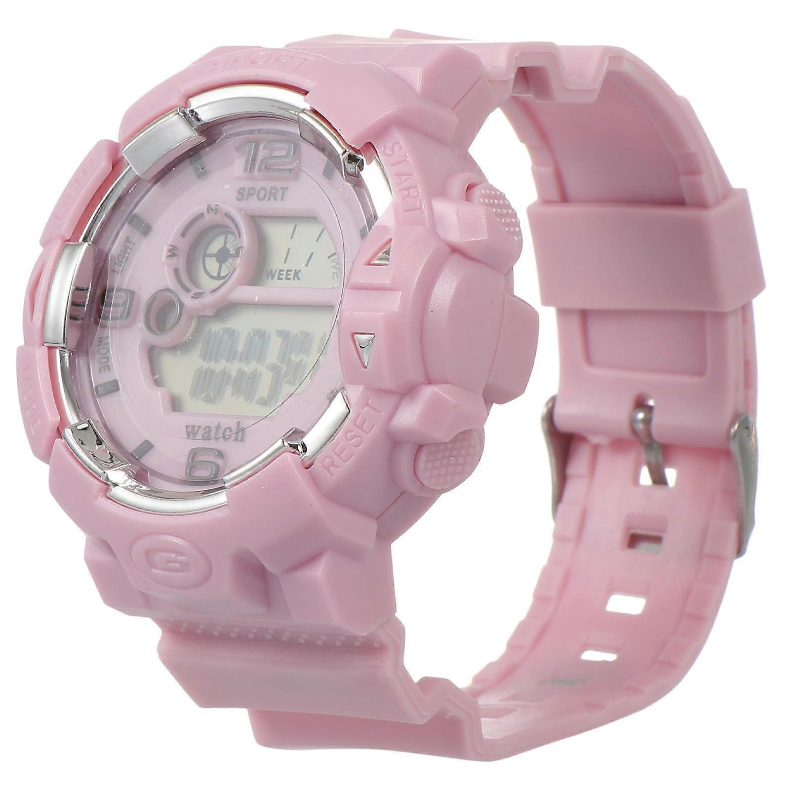 Violet Sports Watch with Clear Display and Waterproof silicone for daily use 4.1 inches