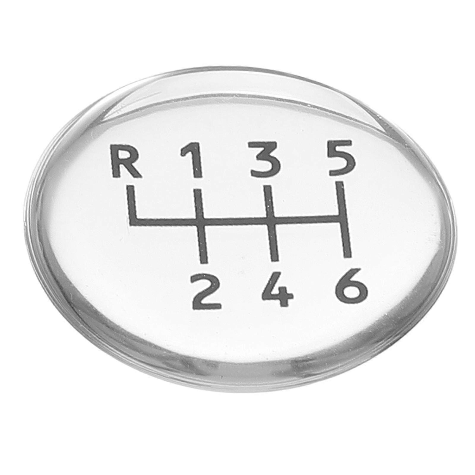 Car Manual Transmission Decal Round Shift Sticker 1 Set for Stick Shift Vehicles
