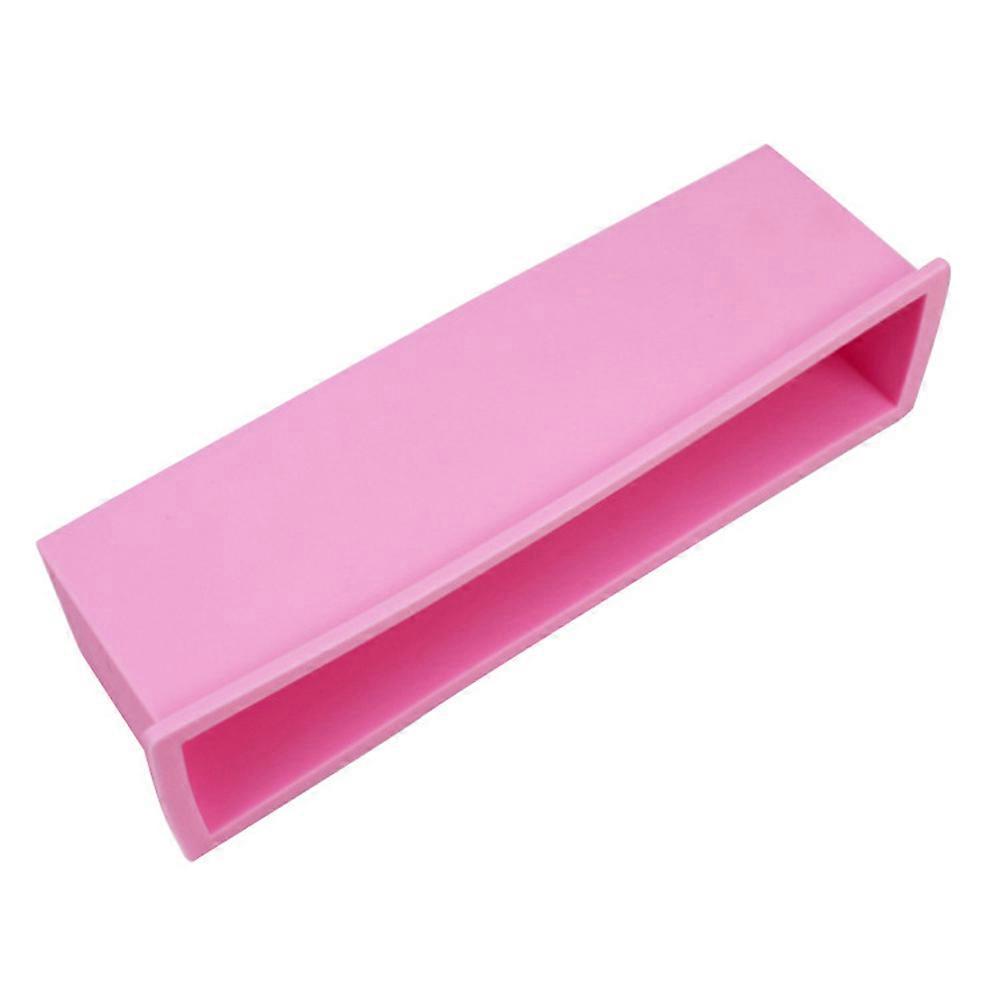 Homemade Soap Mould Flexible Rectangular Soap Loaf Diy Tool for Soap Making Supplies Small Size Pink Approx 24 6 X 5 5 X 7Cm 1Set