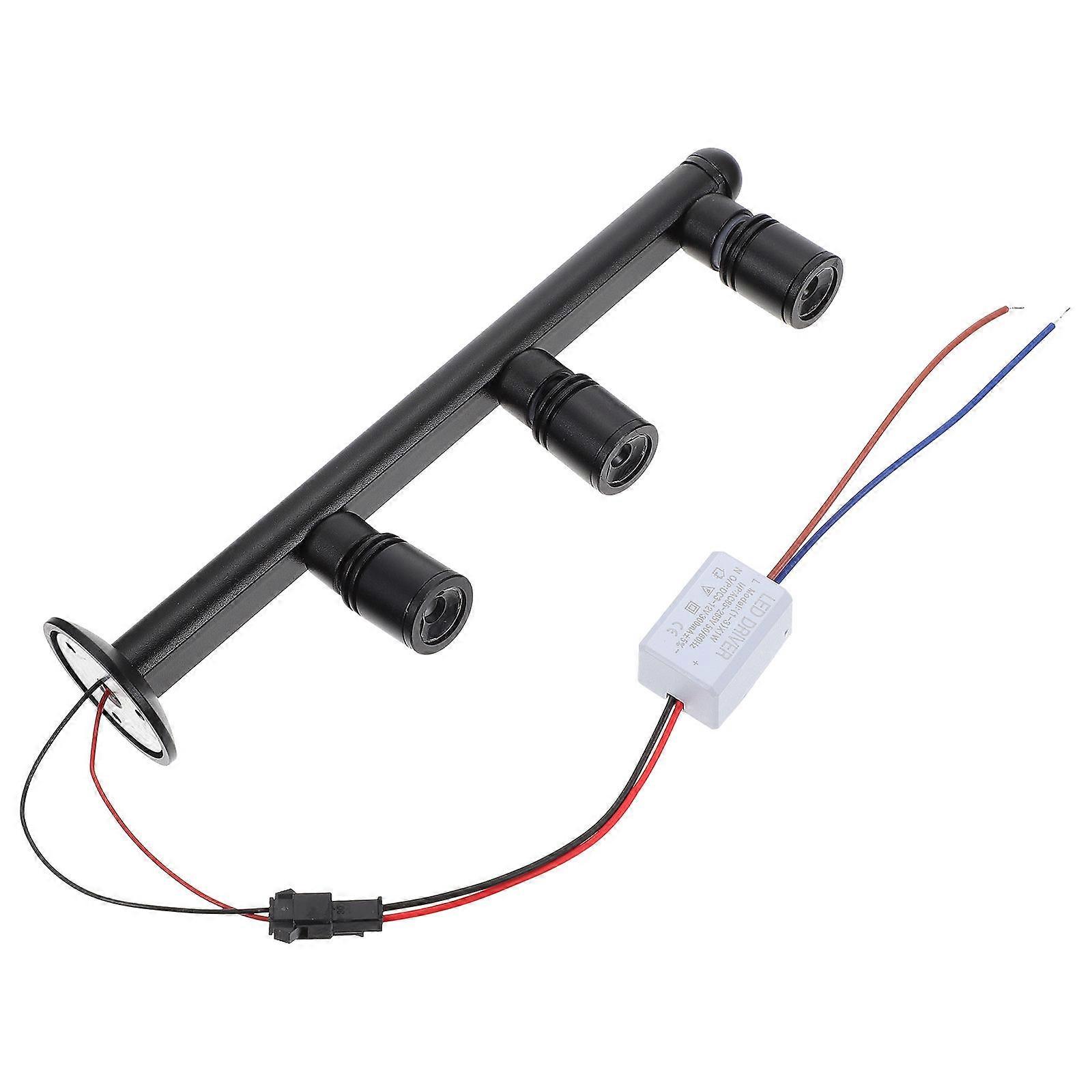 Black Aluminum Alloy Display Spotlight LED Lamp for Indoor Use Ideal for Gallery and Showcase 3.5in