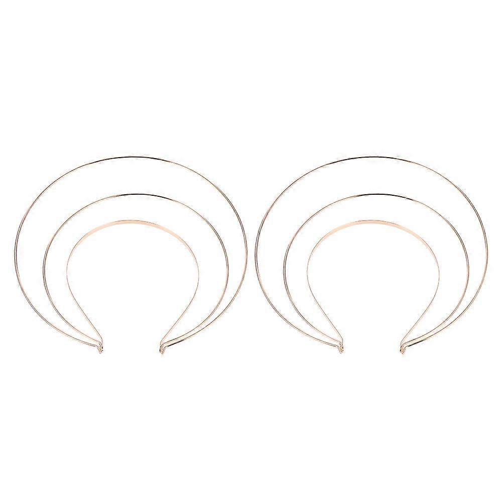 Hair Band Layer Design For Costume Events And Photography Prop 2Pcs