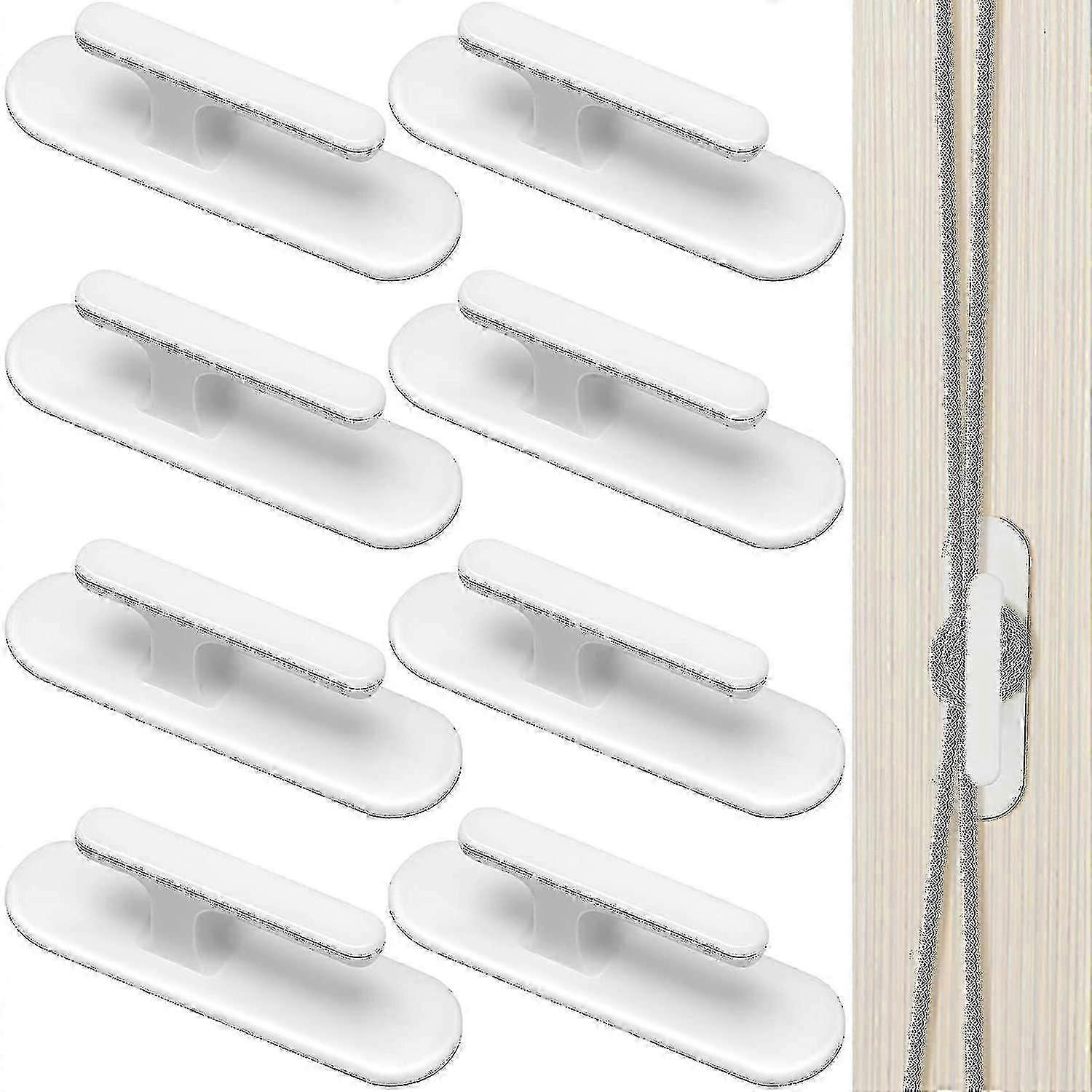 8pcs Blind Cord Twister, Safety Blind Cord Hooks, Adhesive Blind Cord Holder, Window Blinds String Holder-YGWL