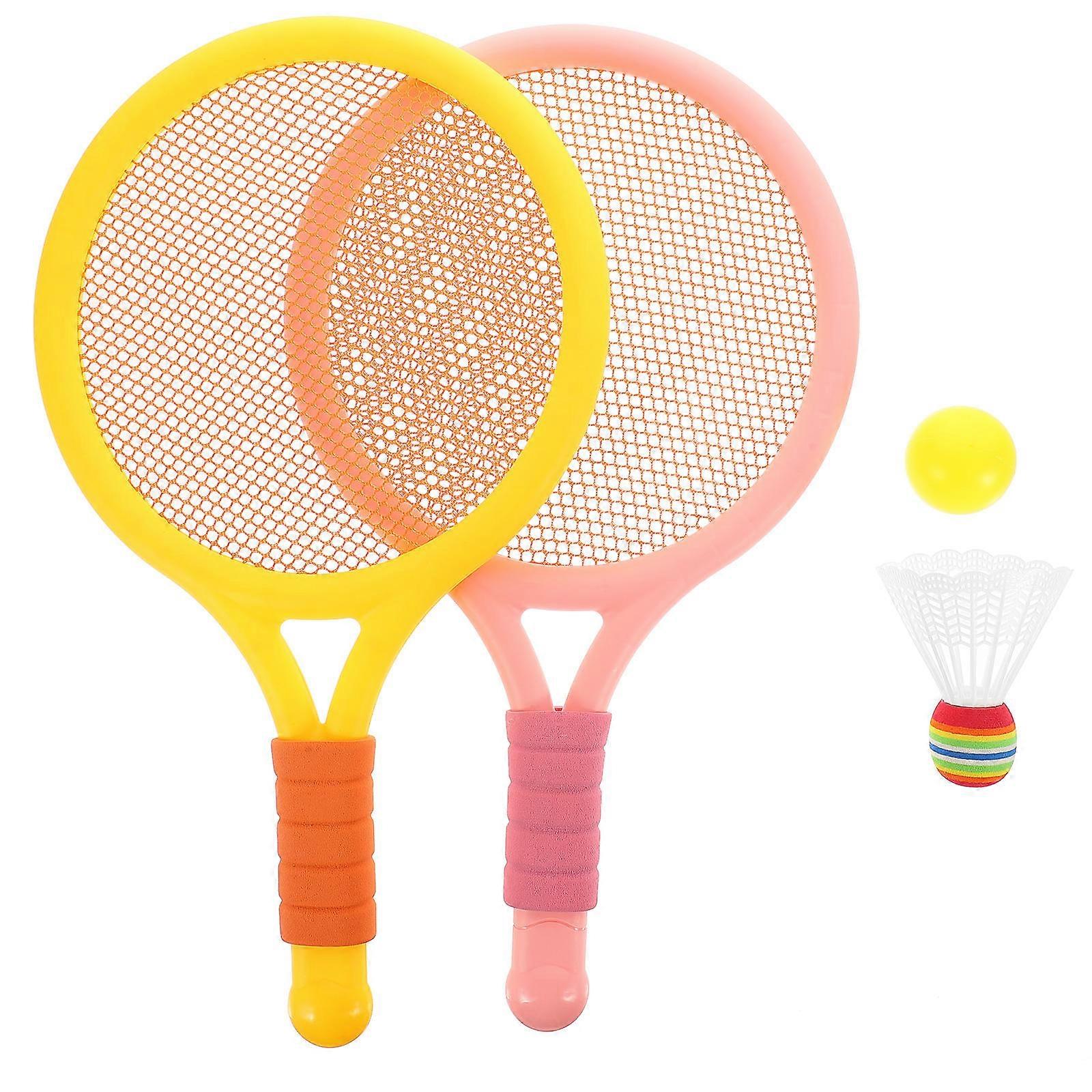 Interactive Badminton Racket Set   Durable Outdoor Plaything for Fun Parent Child Games with Rackets and Shuttlecocks