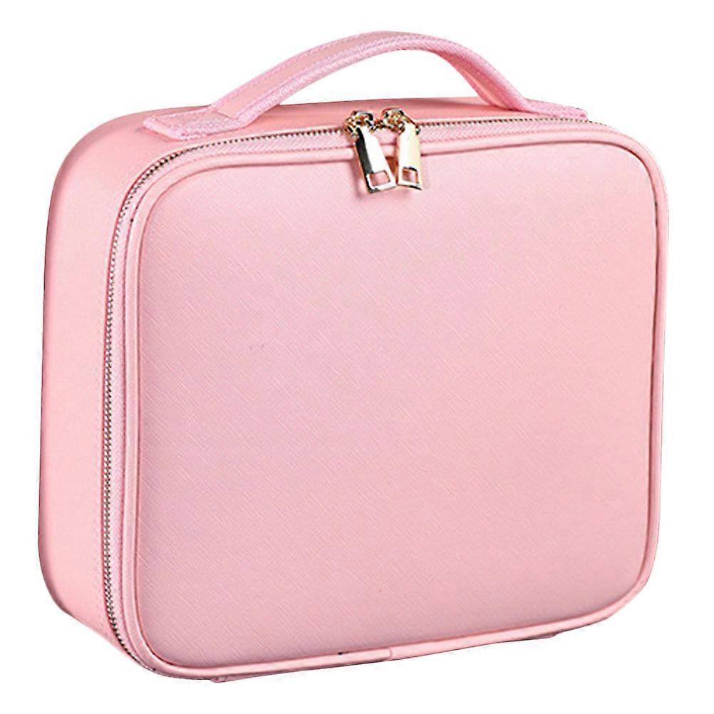 Portable Makeup Bag Organizer Large Capacity Toiletry Case with Adjustable Dividers Travel Business Compact Lightweight Design