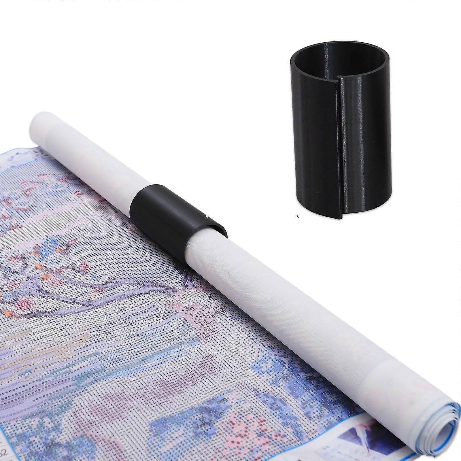 Diamond Painting Scroll Holder Non-Slip Canvas Roll Bracket, 3D Printed Storage Tool for Art Kits