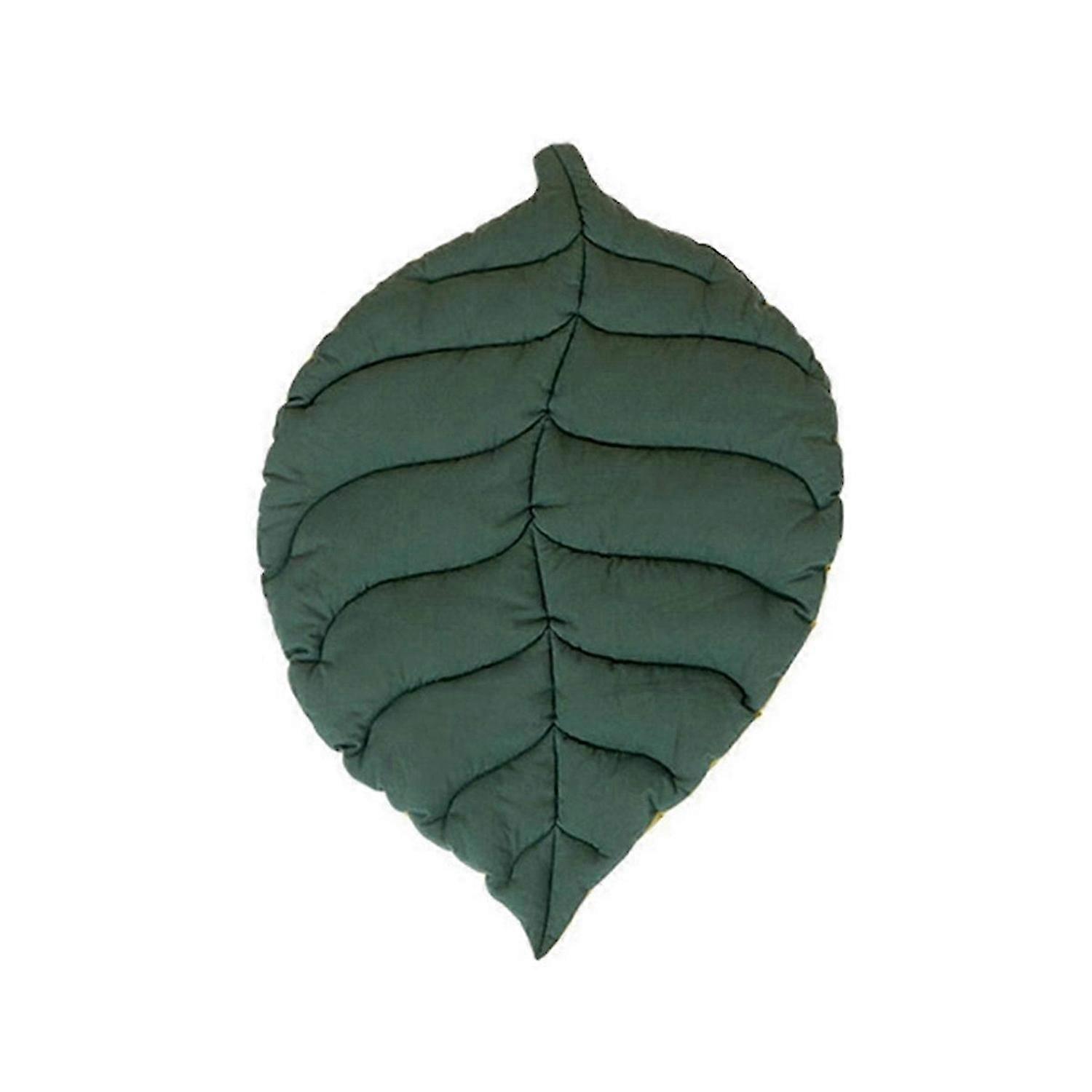 Leaf Mat Soft Cute Floor Rug Crawling Mat Blanket for Kids Double Sided Use Sleep Pad Autumn Winter