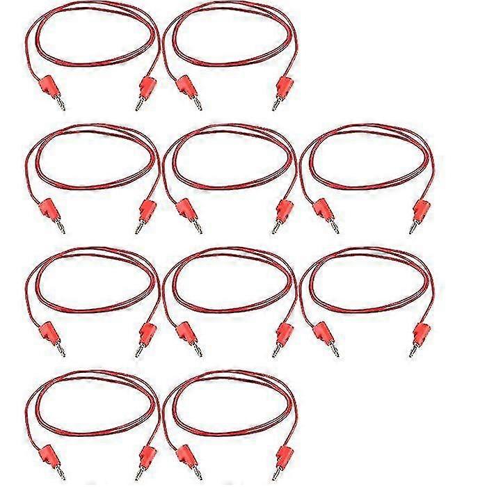 Banana Plug Test Leads Electrical Detector Set Red