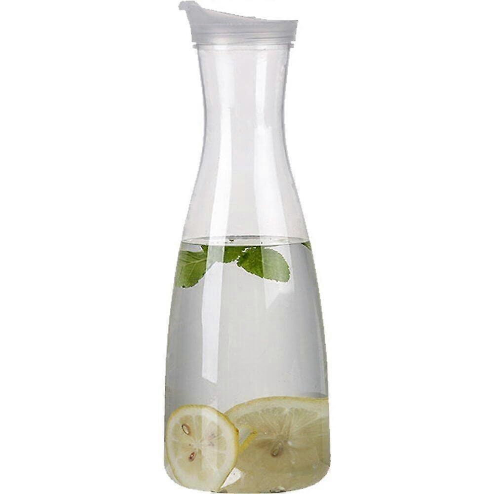Reusable Transparent Water Bottle Beverage Pitcher With Lid For Home, Kitchen And Bar Consumption Style1