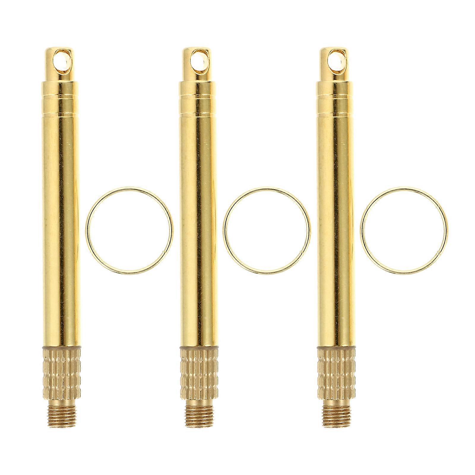 Portable Brass Ear Tools Ear Cleaning Kit For Travel Use 3Pcs