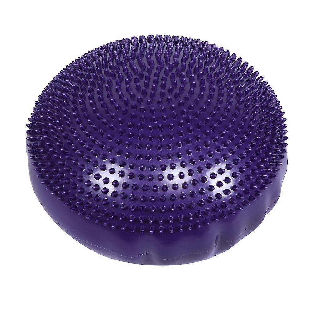 Planche d'équilibre de yoga souple violette, coussin d'air de stabilité, coussin de massage sans pompe de gonflage