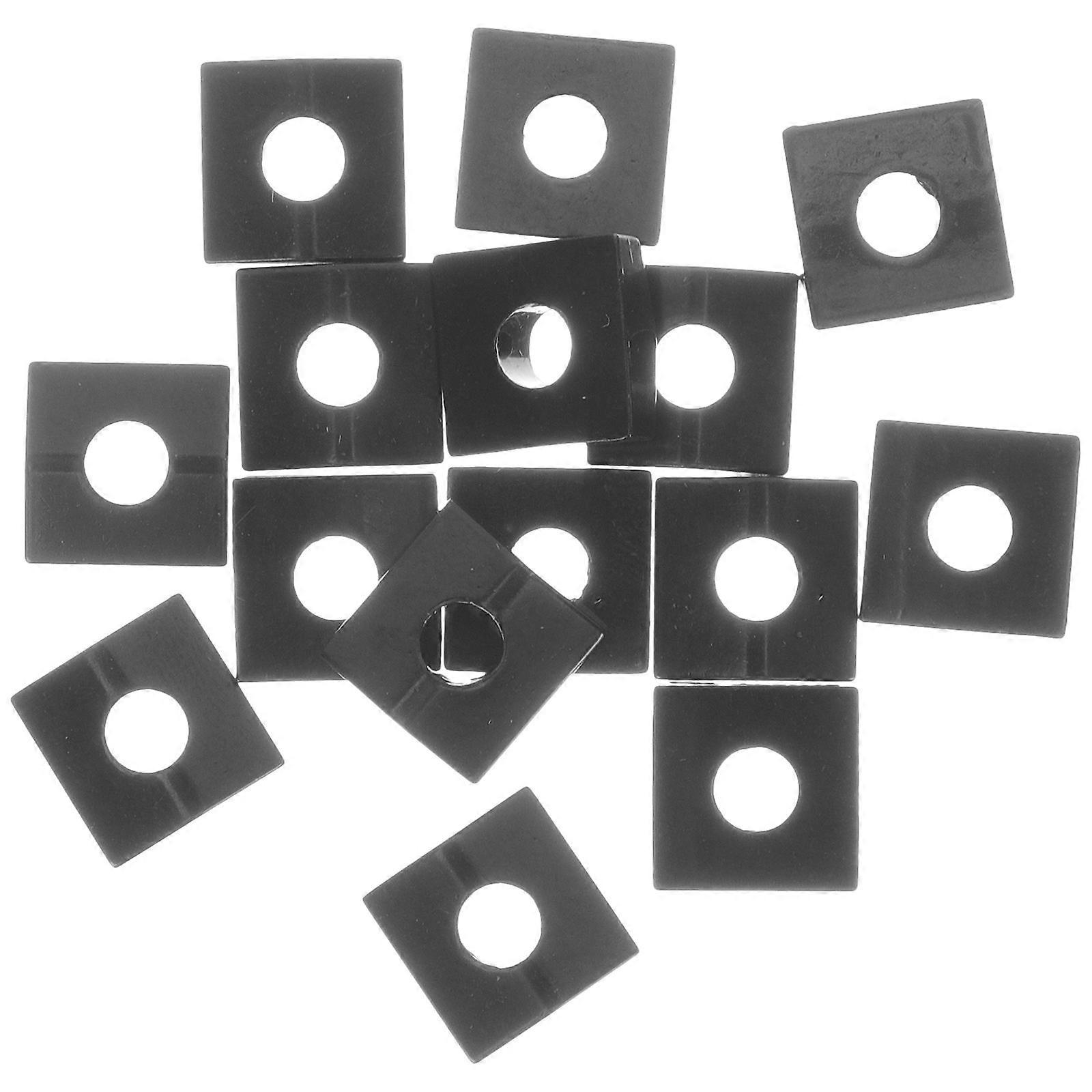 Electric Guitar Lock Buckle Locking Nut Block for Guitar Repair Black 15Set