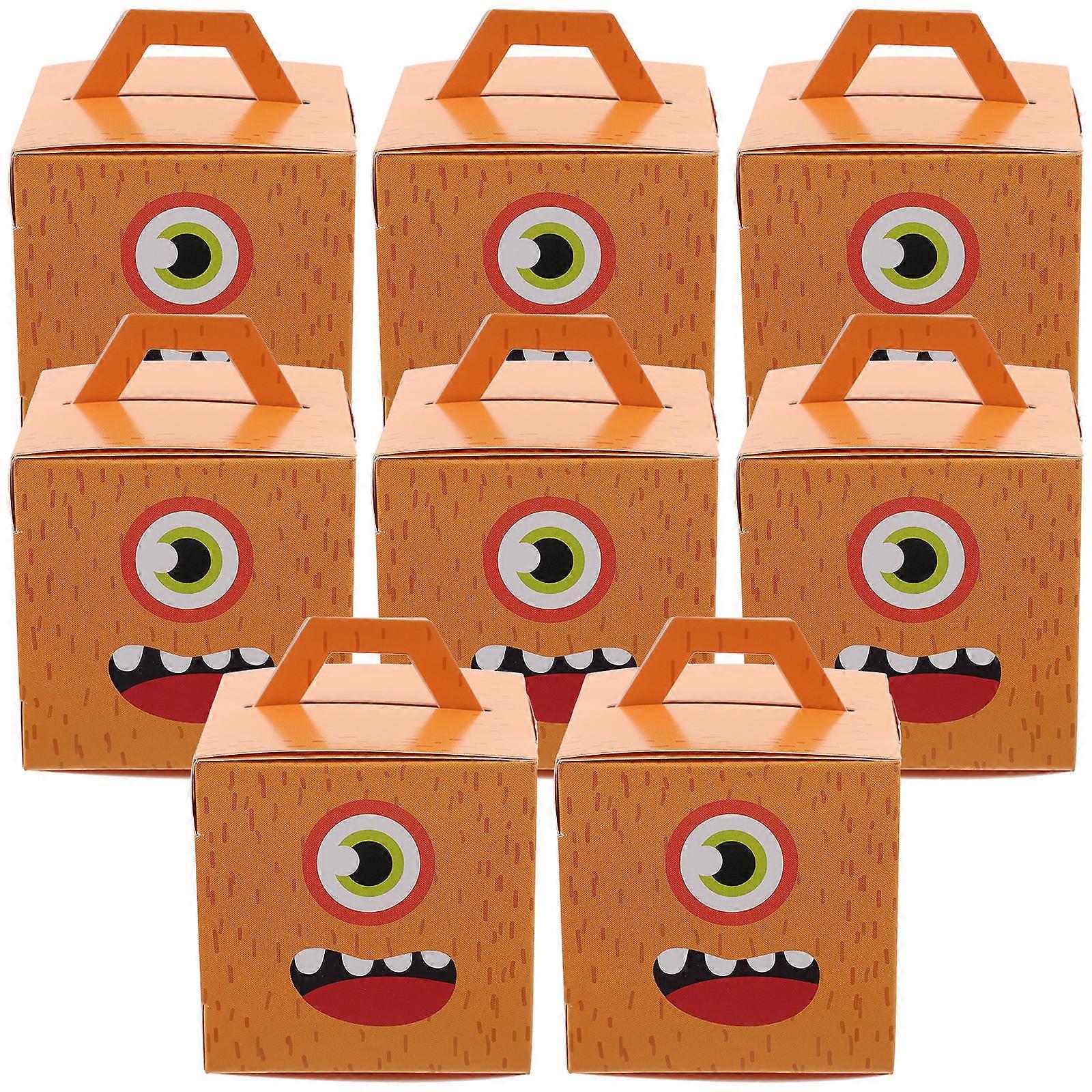 Paper Box Portable Candy Container Appearance 8Pcs For Activities