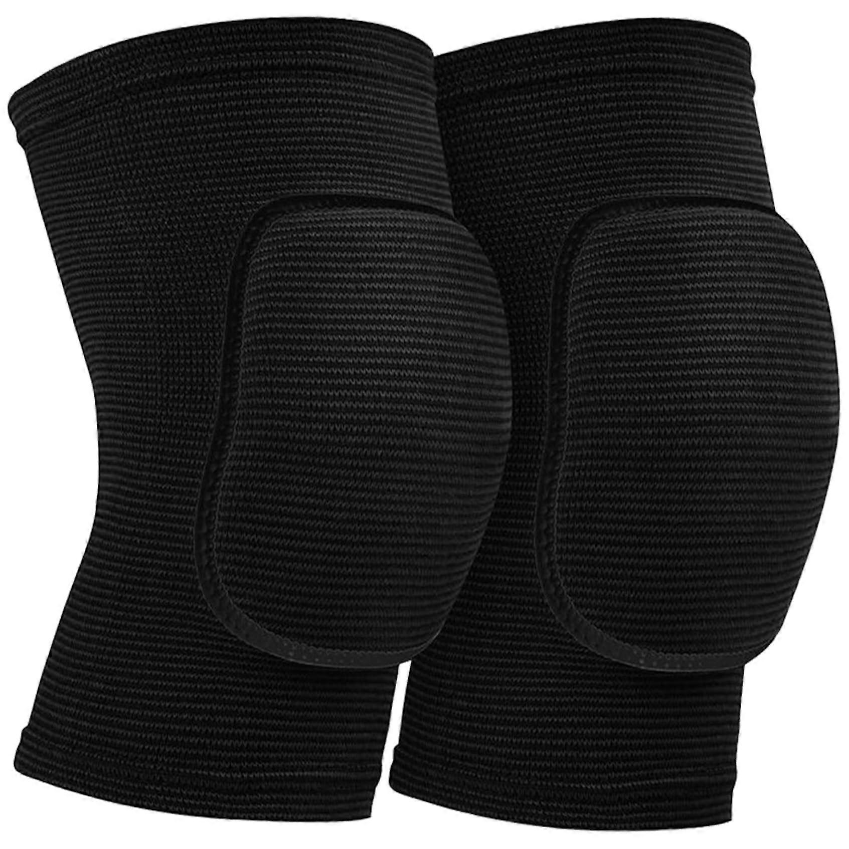 Knee Pads for Men, Padded Knee Protection, Breathable Polyester, Non-Slip Elastic, Impact Resistant for Volleyball, Basketball, Dance