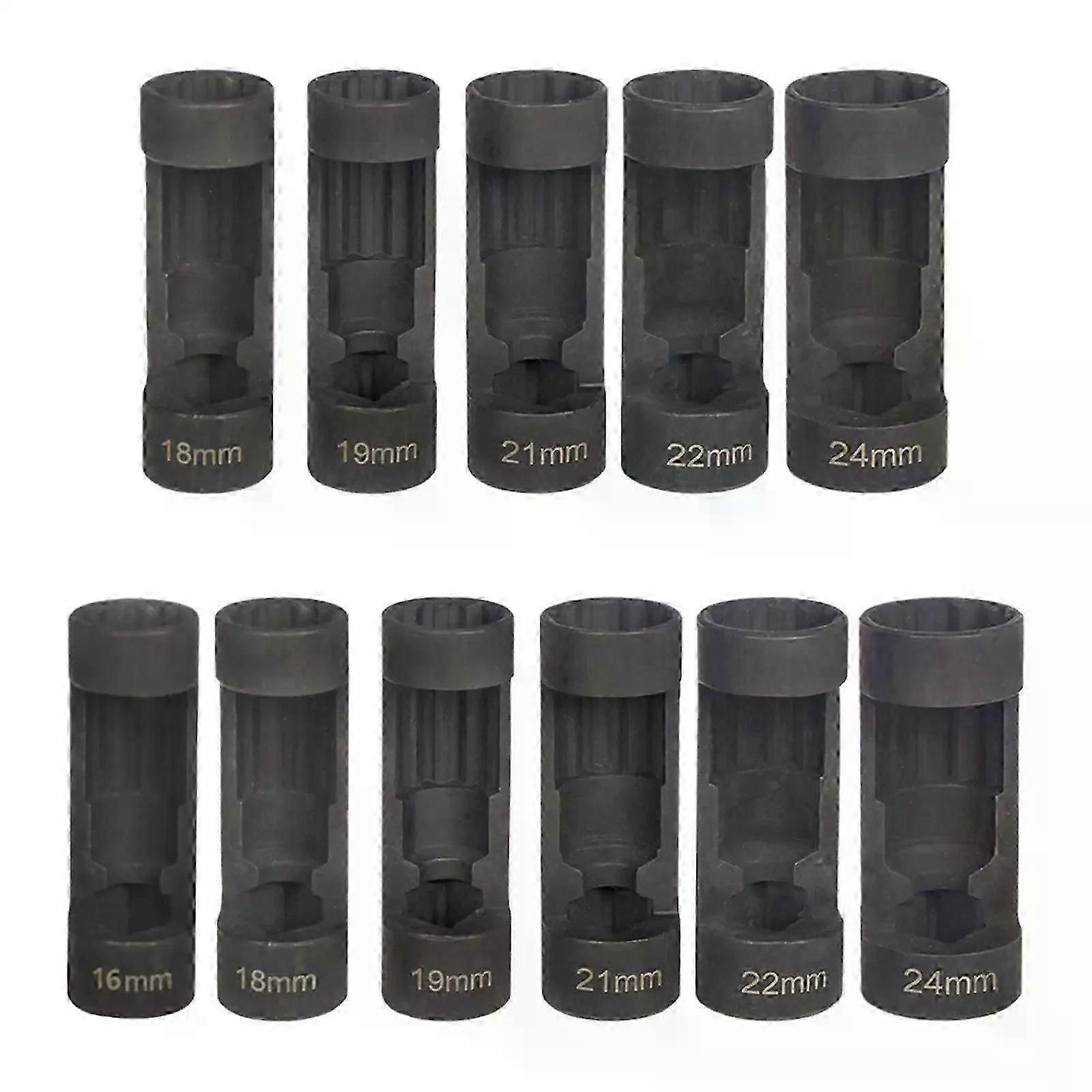 Strut Nut Socket Set Practical Sturdy Manual Tool Multiuse Rustproof EfFit For t Saving Nut Removal Tool Fit For Vehicle Attachments