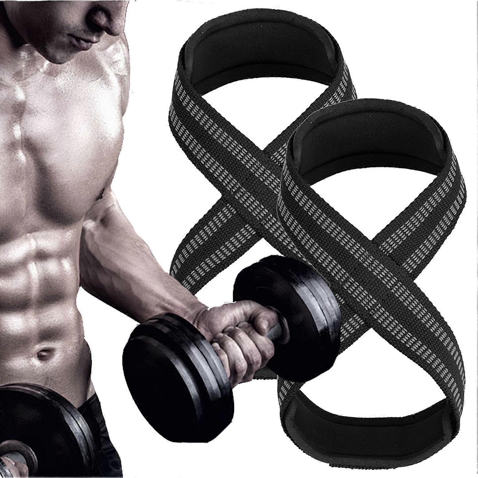 Exercise Resistance Bands, Durable Grip Stretch Fitness Bands, Comfortable Pull-Up Assistance Straps for Men and Women, Black