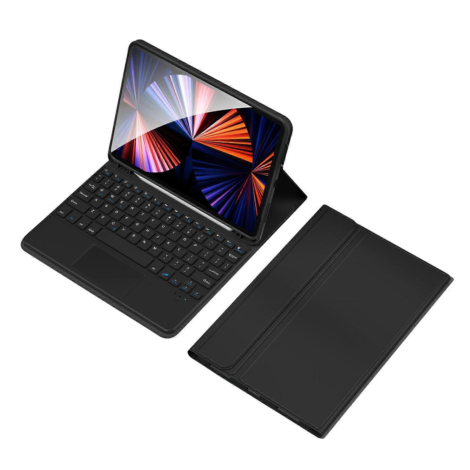 Wireless BT Keyboard USB Keypad with PU Leather Protecting Case for Tablet Compatible with  10 10.9in(2022)