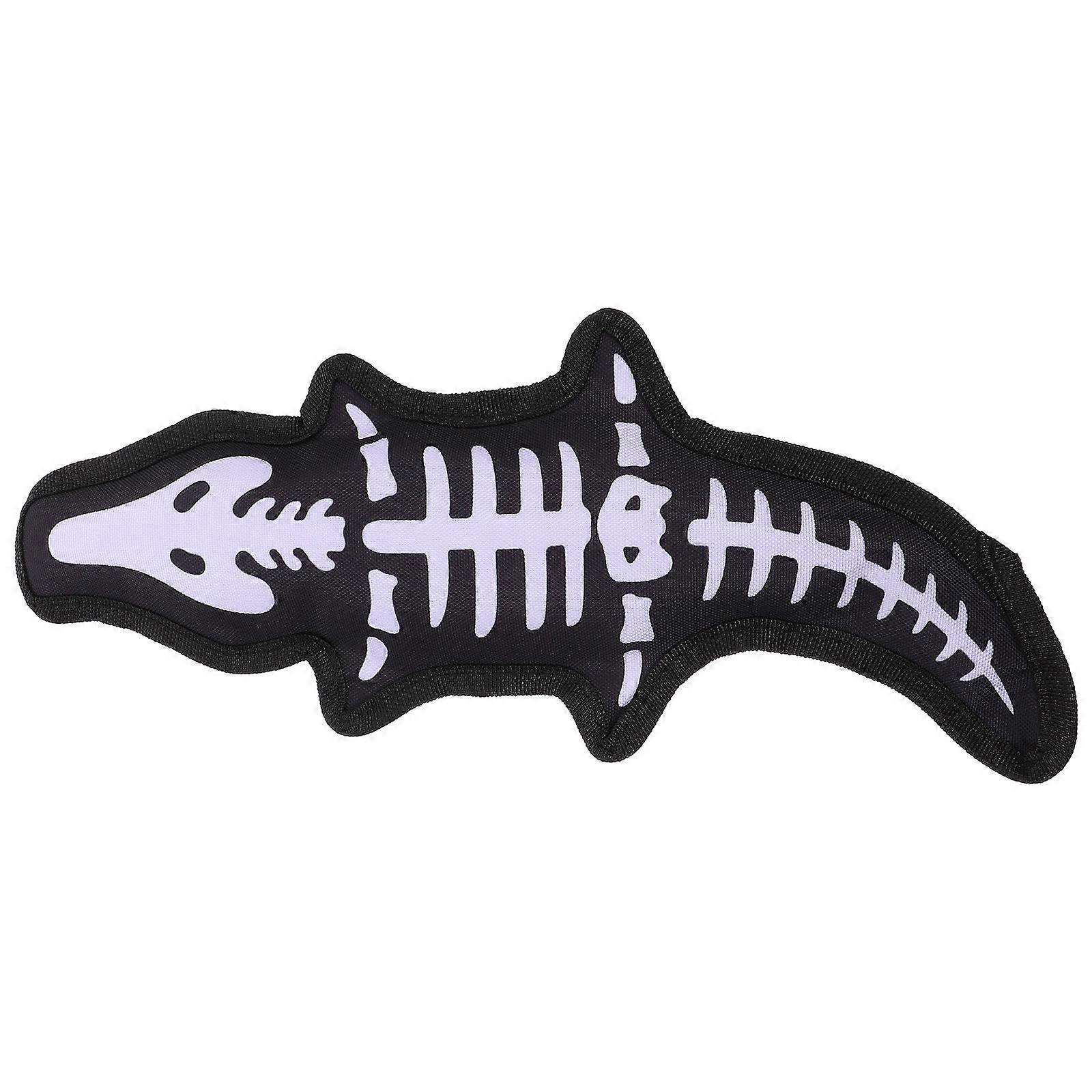 Interactive Toy Vocalizing Dog Toy Home Use Dog Molar Toy Black 12x33cm 1Pack