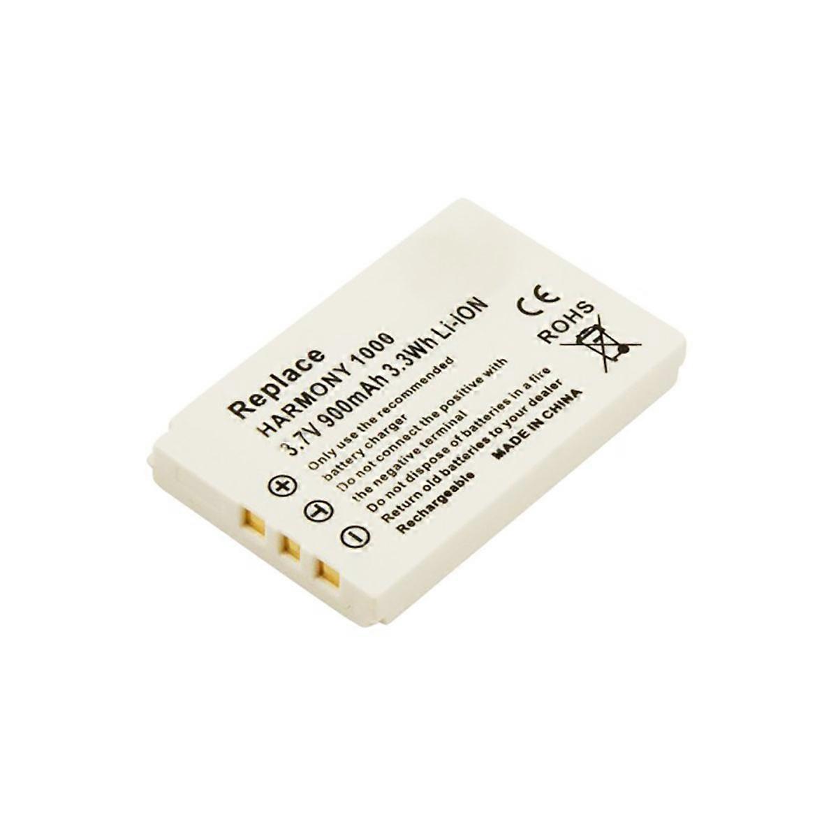 3.7V Battery for Remote Control Logitech Harmony 1000 Li-ion 900mAh, White