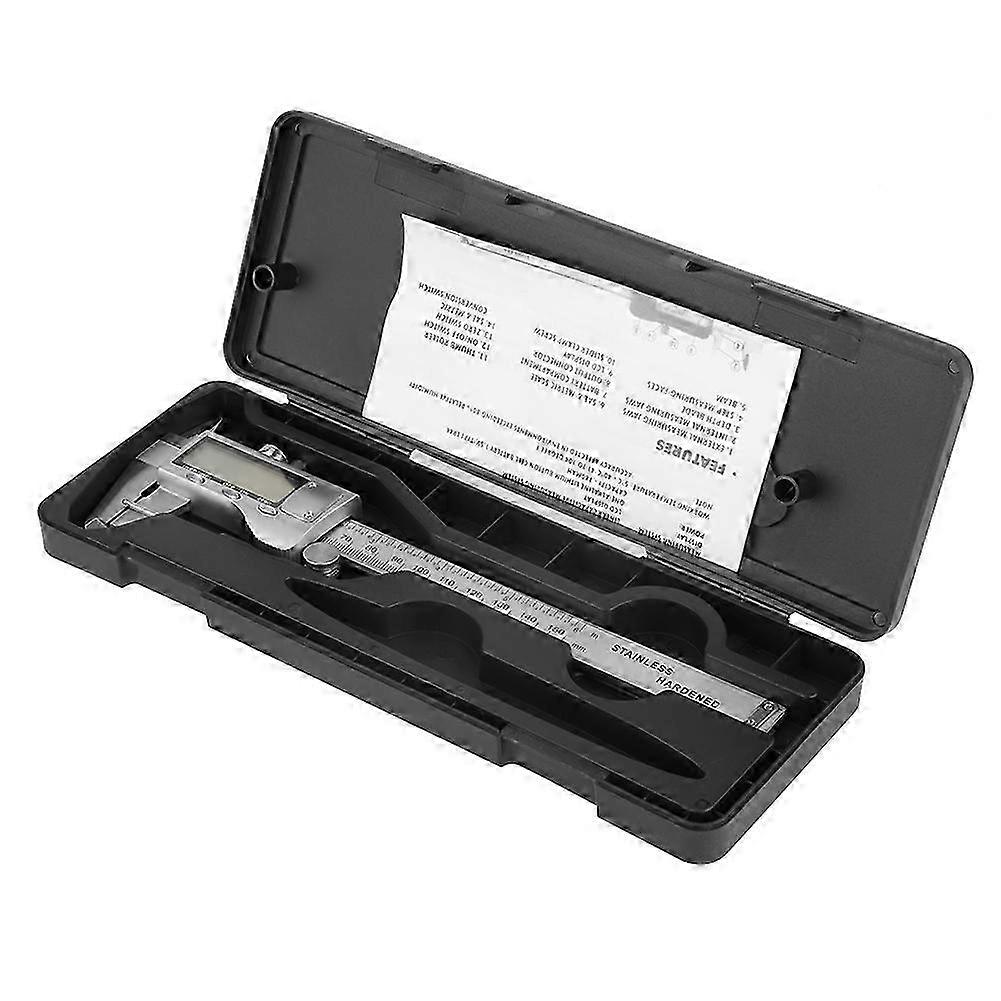 Electronic Digital Vernier Caliper with Auto Off Feature and Stainless Steel Body Measurement Tool