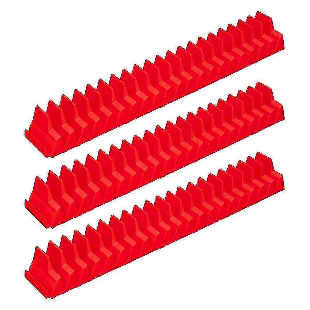 3Pcs Magnetic Wrench Organizer Easy to Install Portable Tool Storage Shelf Wrench Holder for Tools