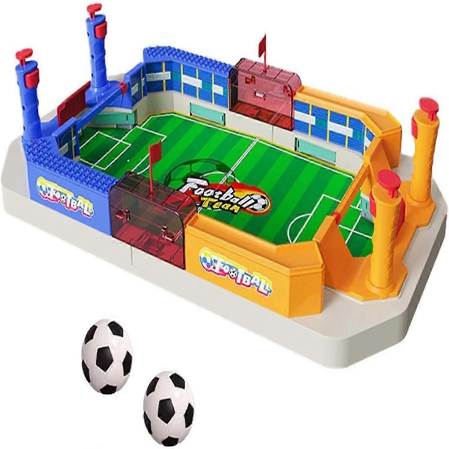Mini Interactive Table Football Game, Table Football Game Toy, Parent-Child Interactive Desktop Sports Board Game for Children Adults