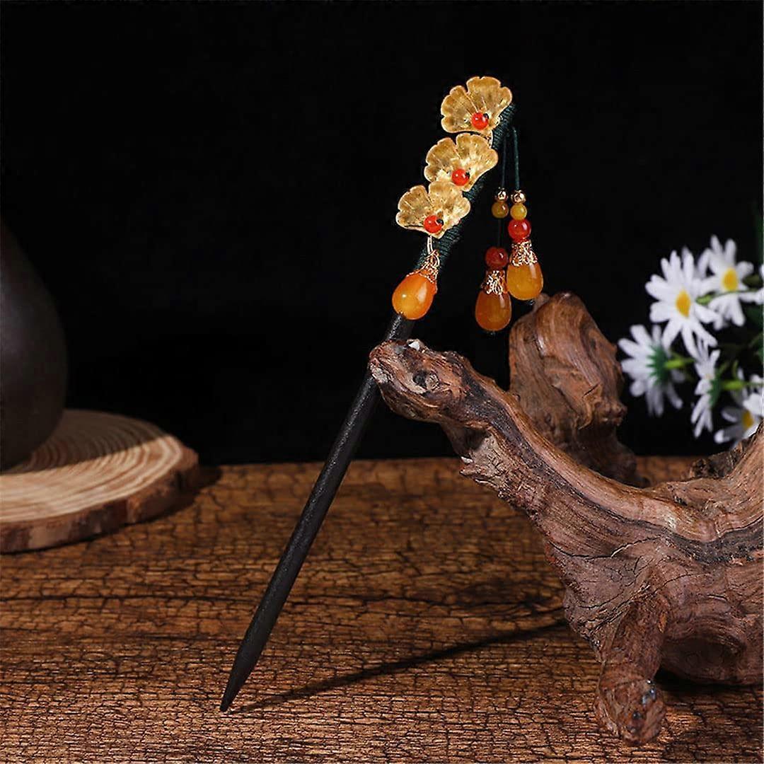 Female Hairpin Chopsticks Chinese Style Hairpin Handmade Dress Accessories Bride Wedding Jewelry F(H)