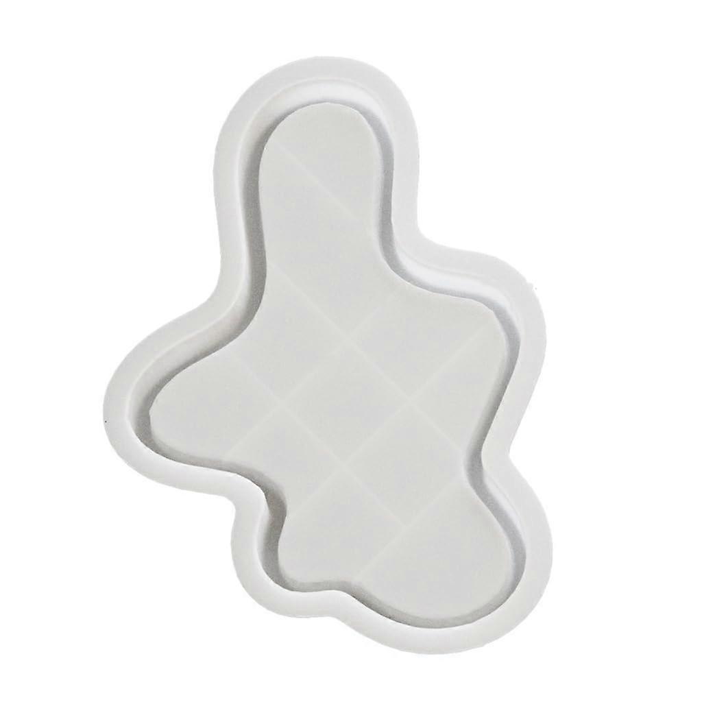 Silicone Molds For Elegant Oval Trays, Durable, Stable, Compatible With Resin And Concrete, Style 2