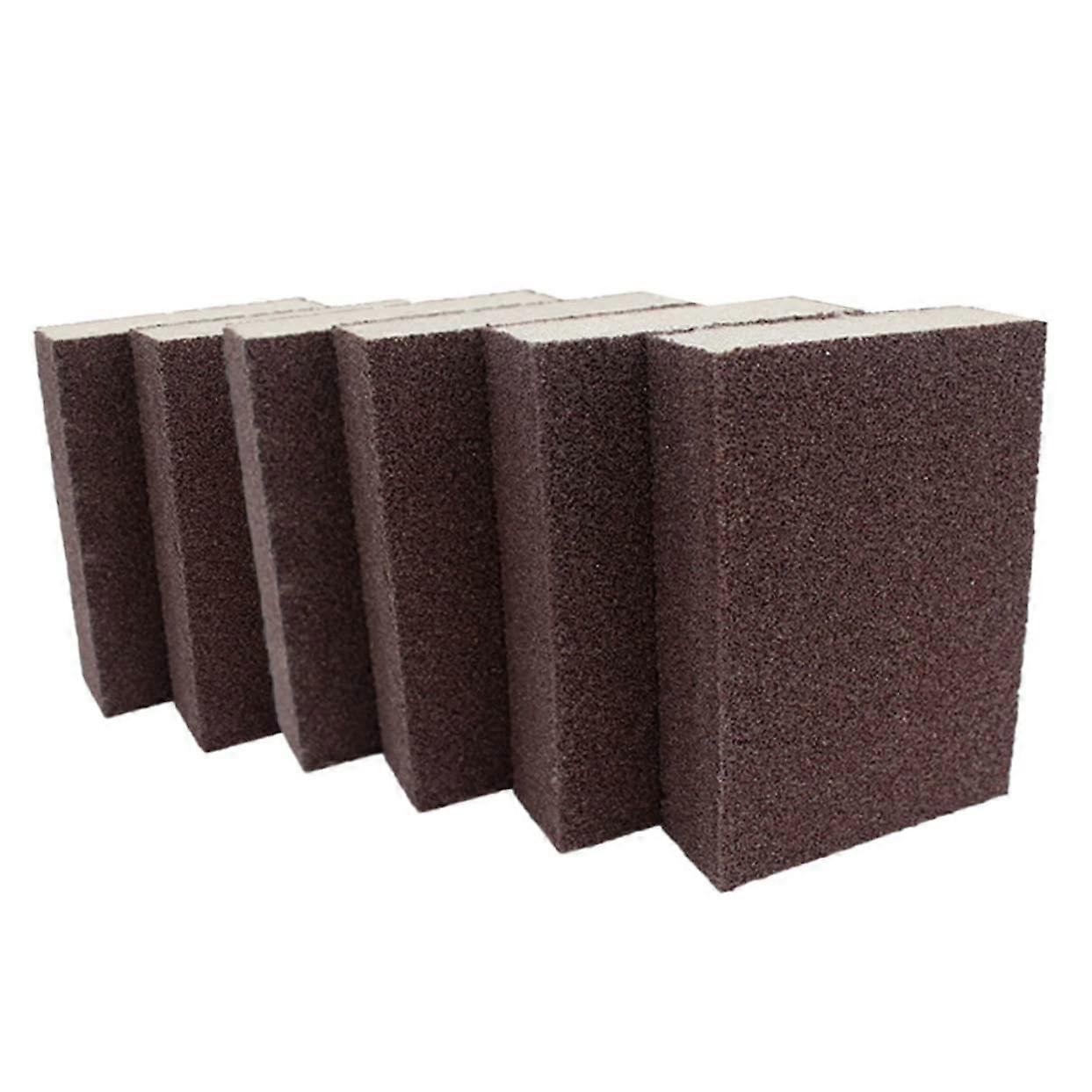 Sanding Sponges for Cleaning Brushes and Removing Stains from Pots Pans and Surfaces Pack of 6