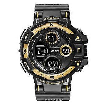 addies MY-1901 Luminous Three-window LED Outdoor Sports Multi-function Electronic Watch for Men, Support Calendar / Alarm Clock / Timer / Talking