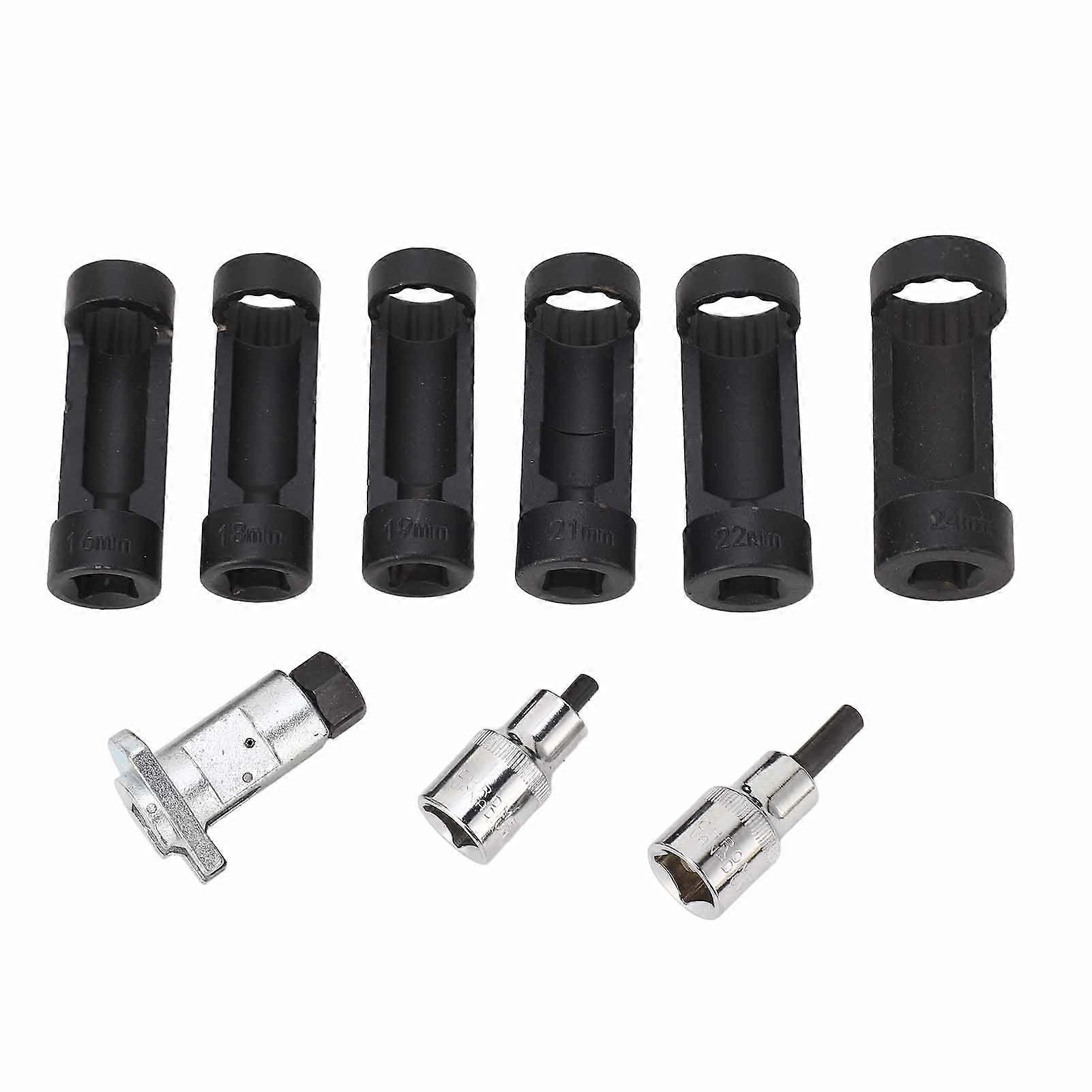 ‎3/8in Drive T Handle Wrench with 1/4in 1/2in Adaptors Effort Saving Chrome Vanadium Steel T Handle Socket Holder