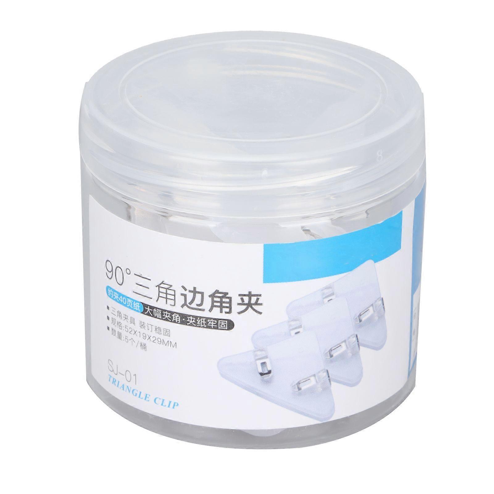 2025 Latest Model  5pcs Paper Clips Triangular Portable Durable Fixing Tool