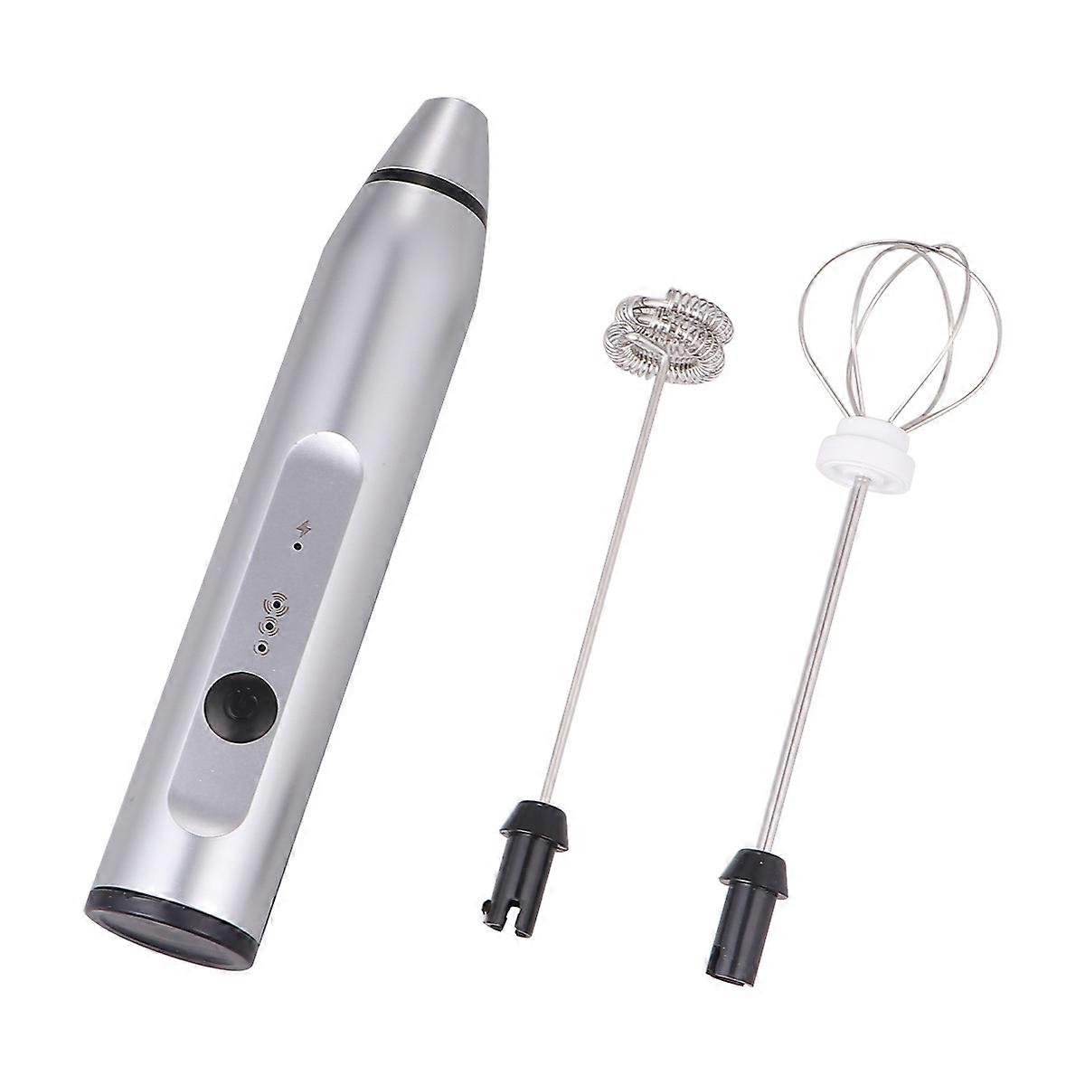 Keuken Hand Eierklopper Plastic Melk Maker Machine Draadloos 1Pc