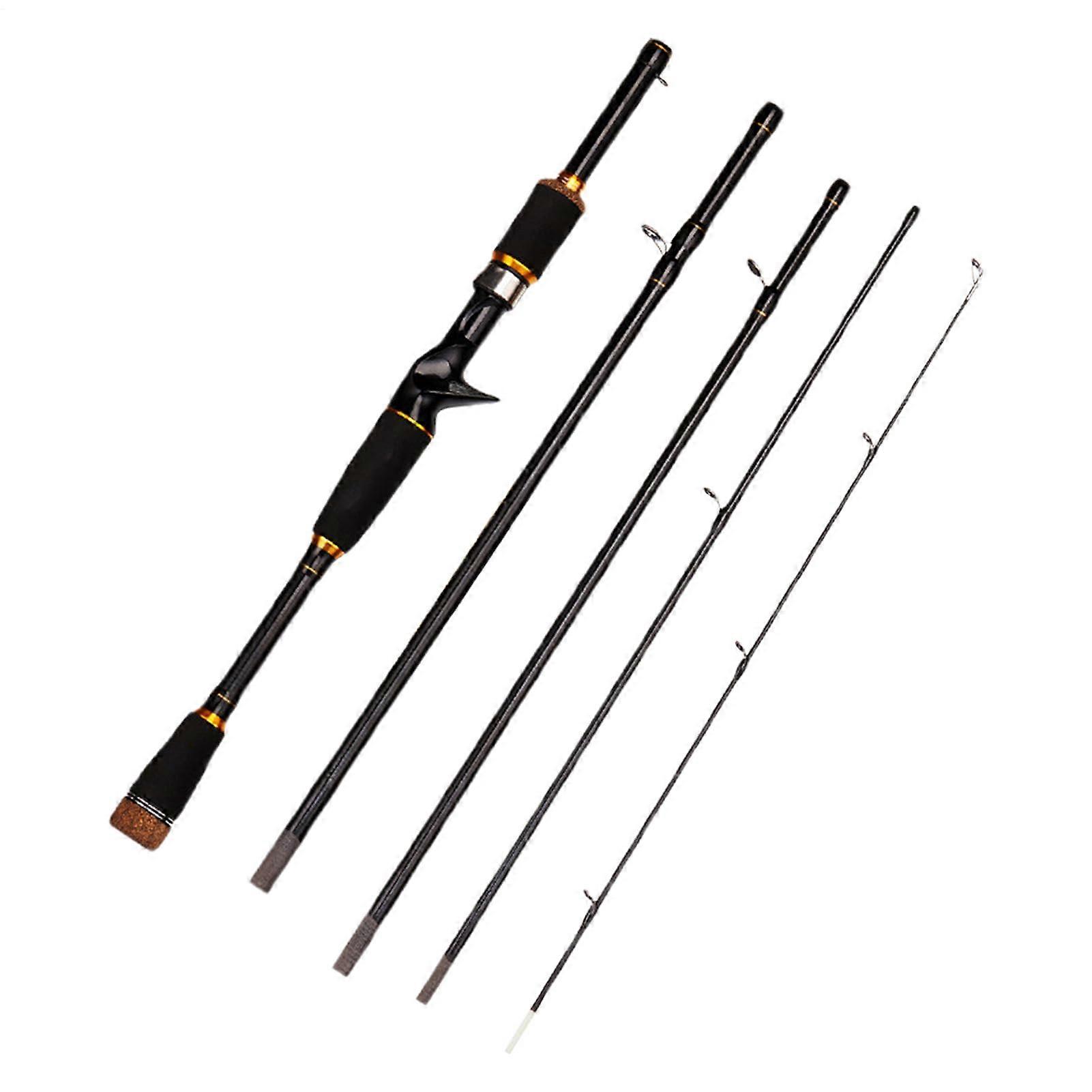 Travel fishing rods – Carbon fiber, lightweight, detachable, telescopic for trout, perch, pike.