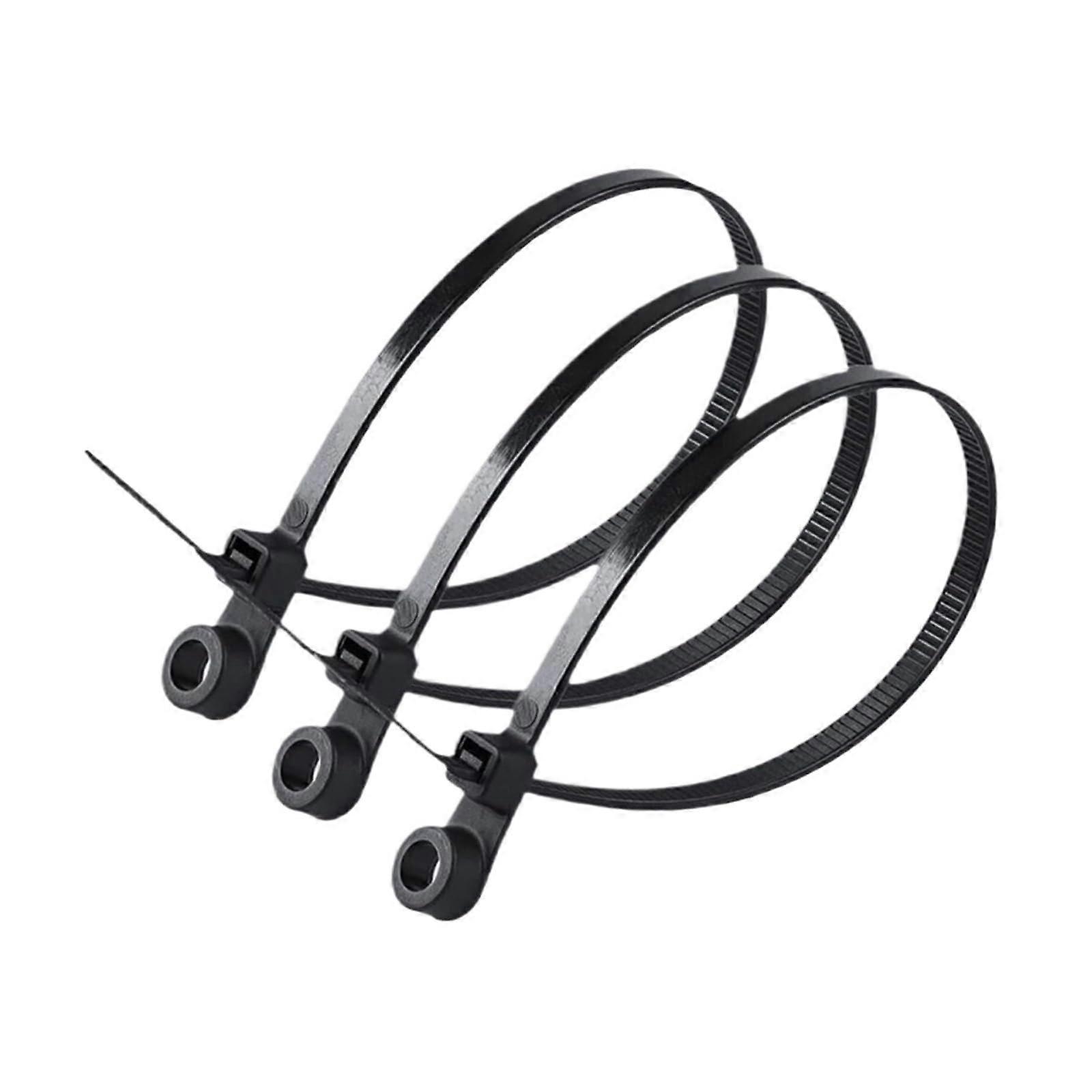 Sortiment Kabelbinder Self-Locking Mountable Nylon Cable Ties With Screw Holes 4x150mm White 200 Pack