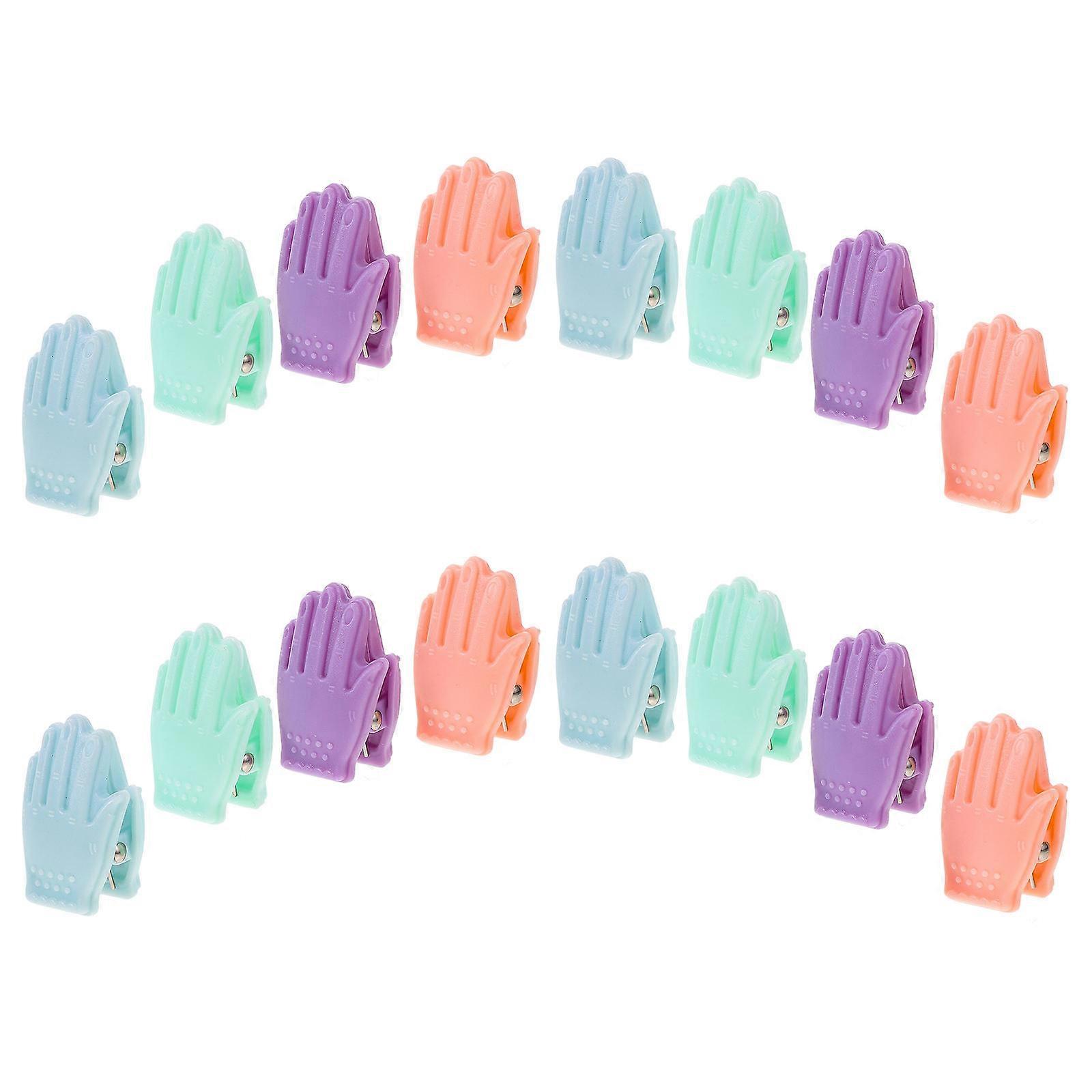 Unique Binder Clips Document Clips Cable Management Pink Office Use 16Pcs