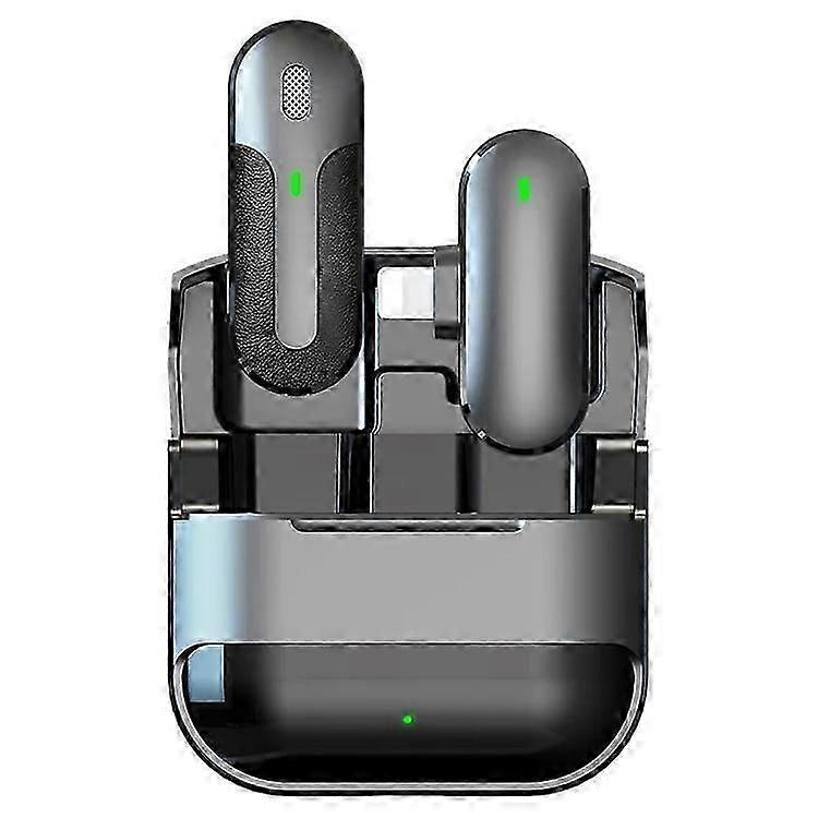 M8 Compatible For iPhone Wireless Lavalier Noise Canceling Microphone with 1 Receiver