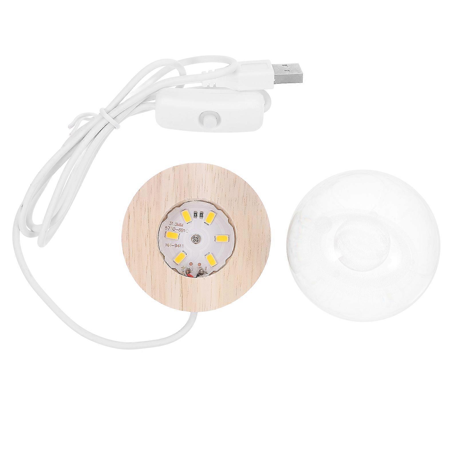 Light Crystal Ball Projector Atmosphere Night Light USB Power Supply 1Pcs