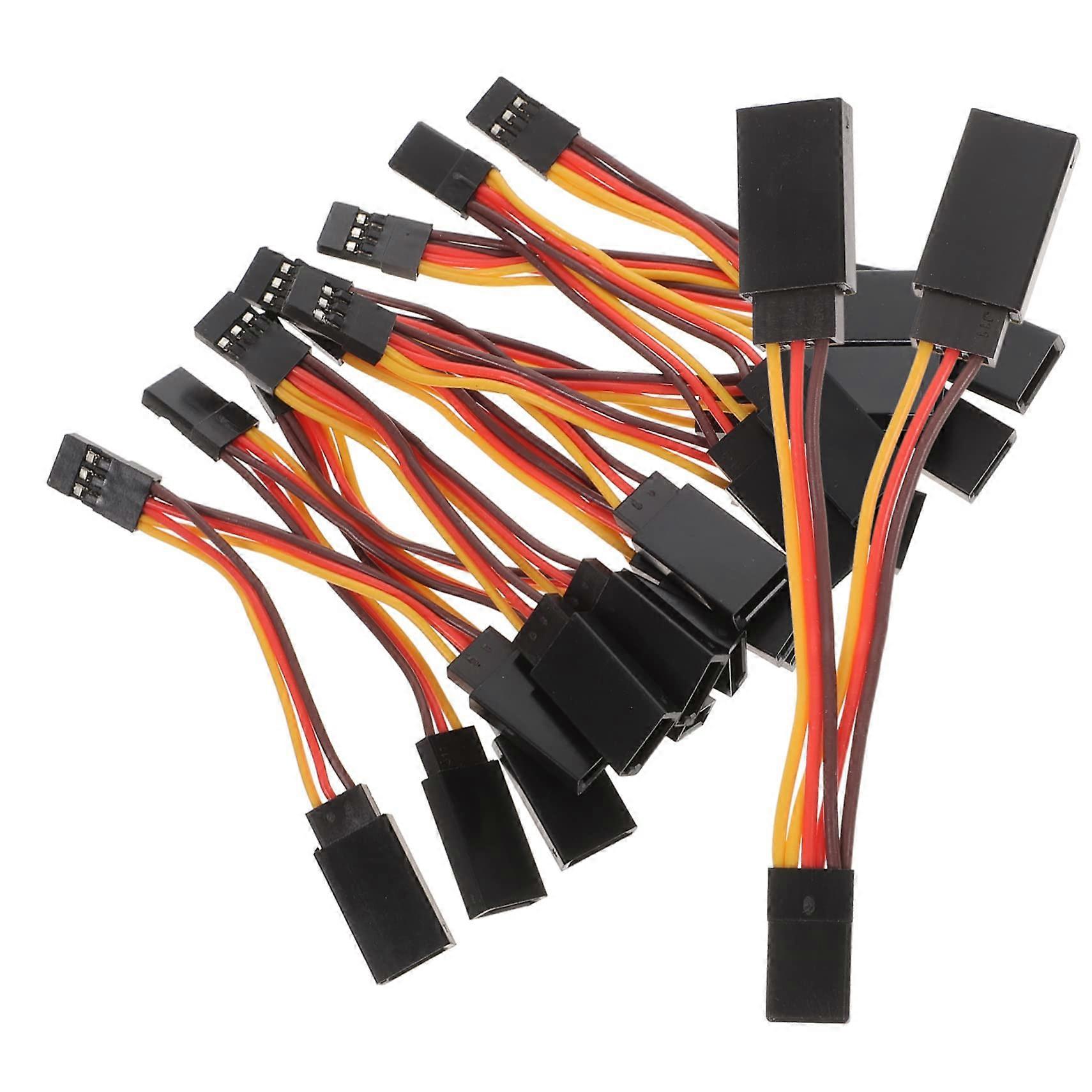 10-Piece Flexible Extension Cables for Cars and Helicopters, Durable and Lightweight Design for Simultaneous Control