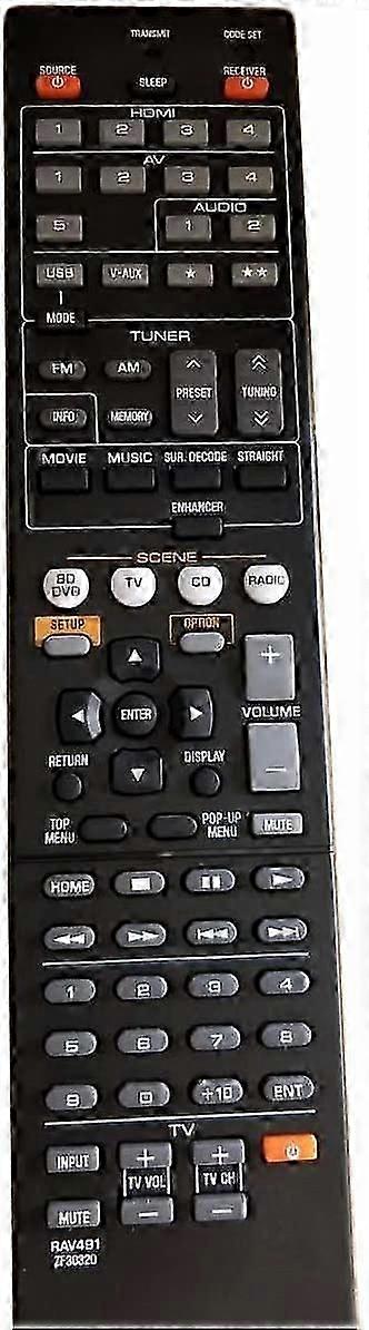 RAV491 Remote Control For Yamaha TV