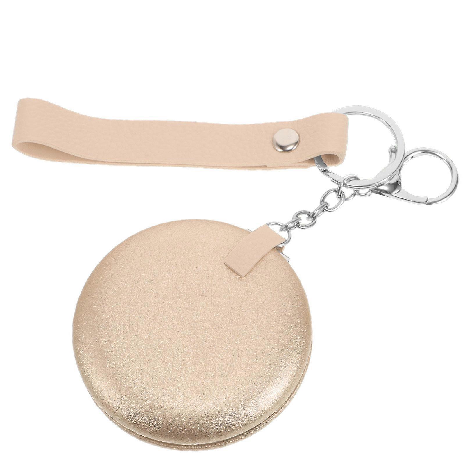1Pc Outdoor Keychain Mini Mirror Pendant Keyring Makeup Mirror