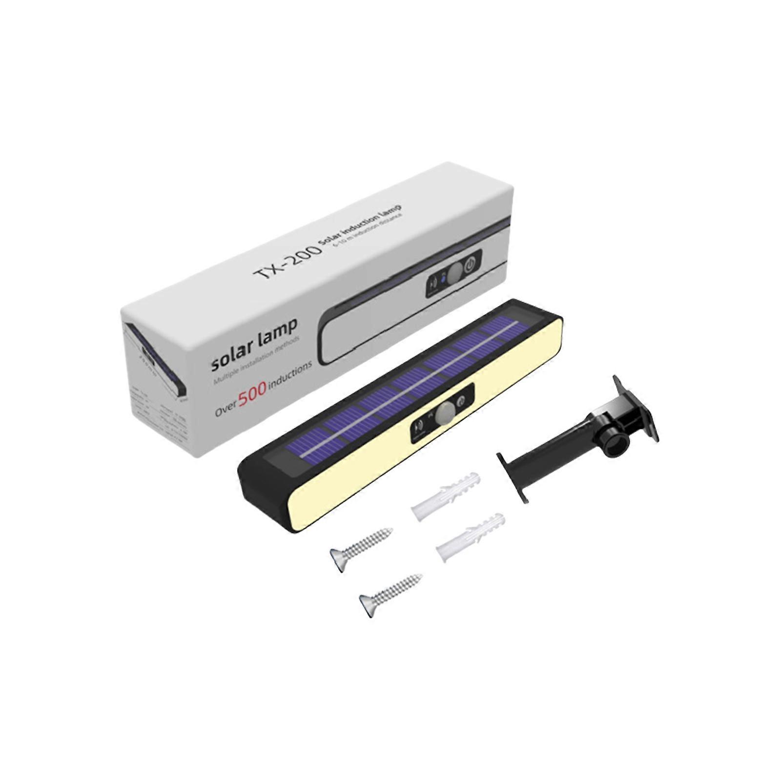 Motion Sensor Garden Lights LED Fence Lighting Outdoor Light ABS Texture Suitable for Yard Fence and Patio Lighting Multicolor