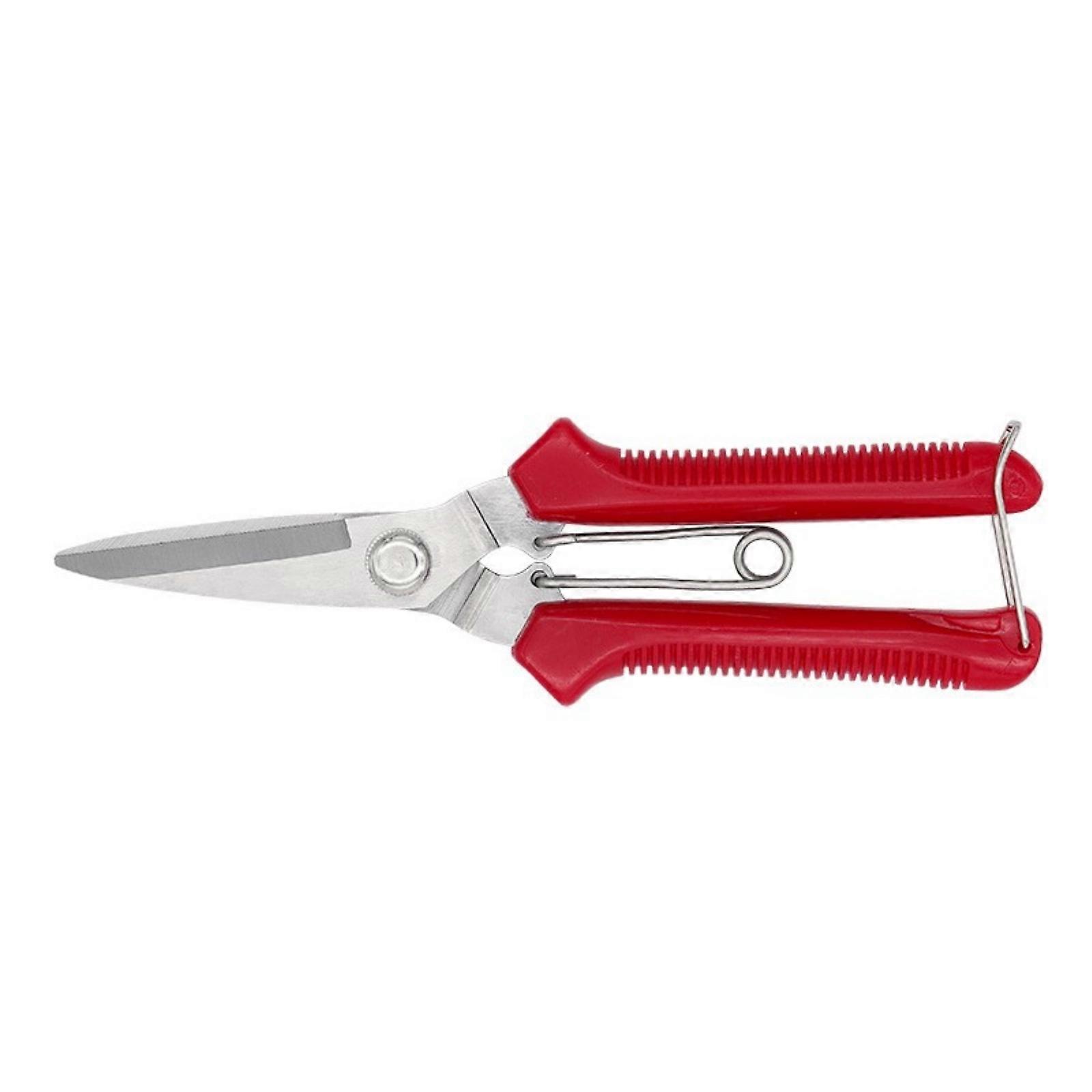 Heavy Duty Garden Pruning Shears Scissors With Safety Lock Lightweight Design For Efficient Branch Cutting & Outdoor Use Red